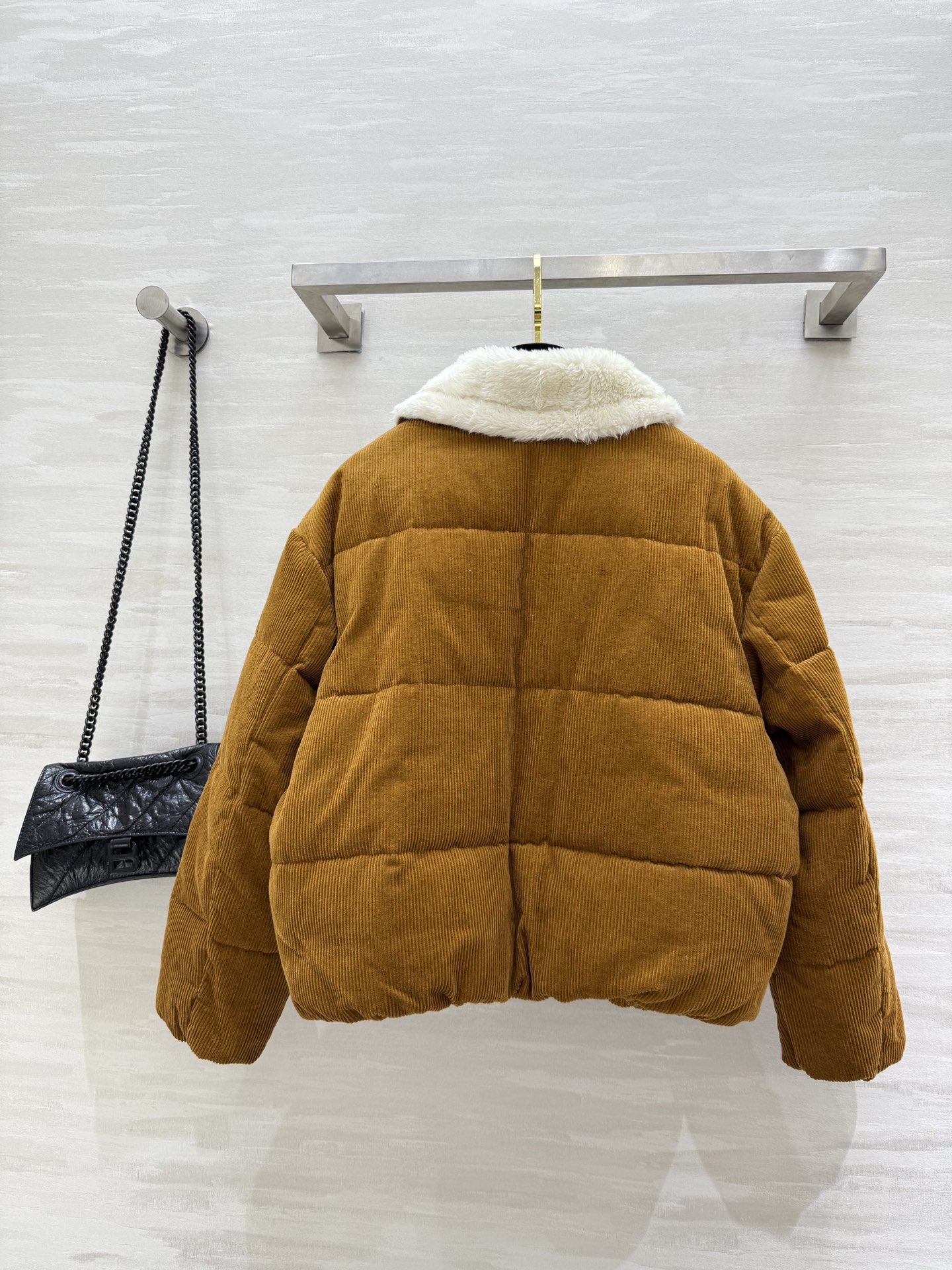 #拉夫劳伦²⁵秋冬新款 环保♻️羊羔毛羽绒外套 内里饱满90白鸭绒填充 外层高密灯芯绒面料 高品质 现货