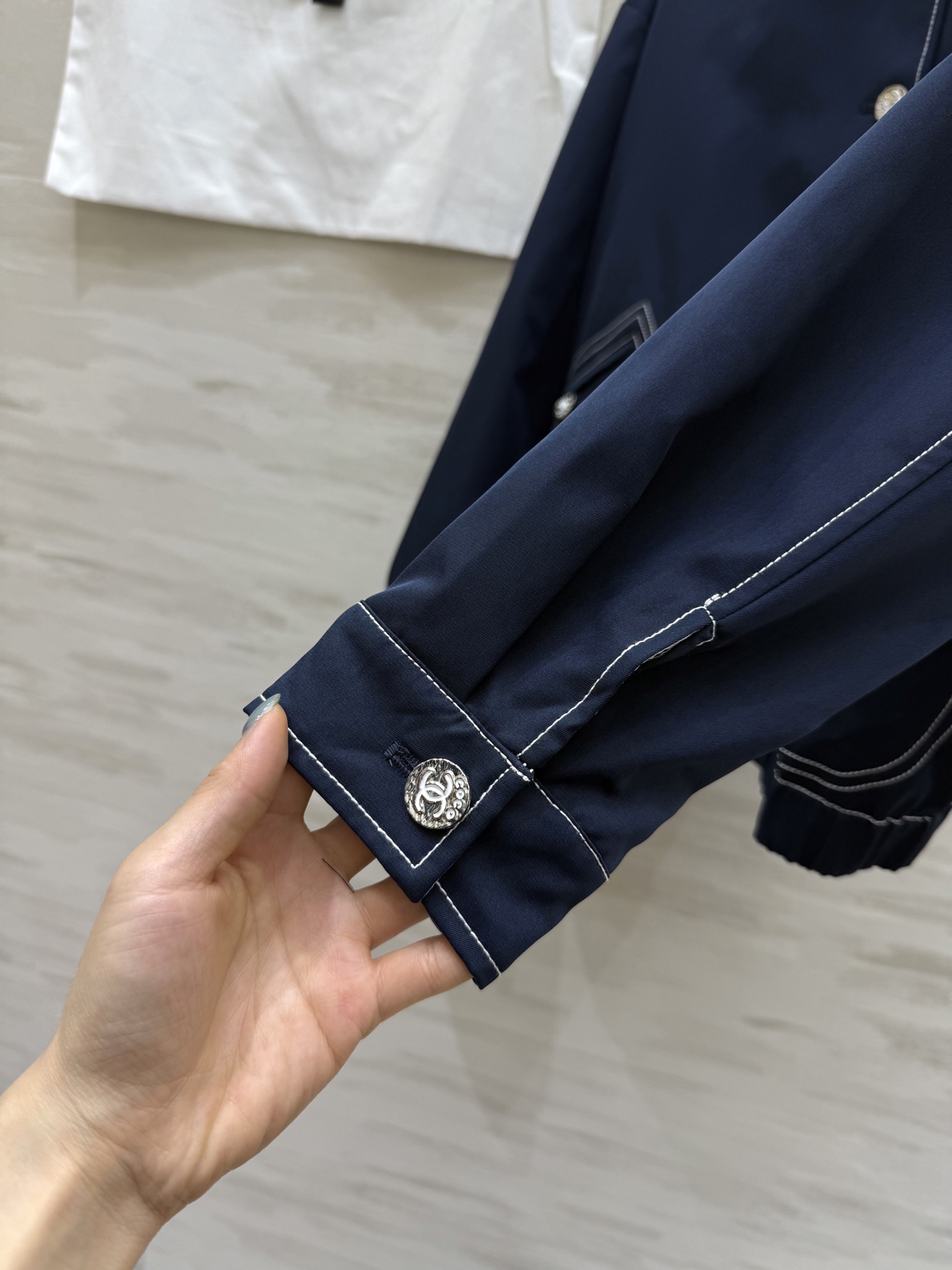 #Chane♡²⁵秋冬新款 中古系列 牛仔夹克外套 高品质定制 现货首发size：36/38/40（38