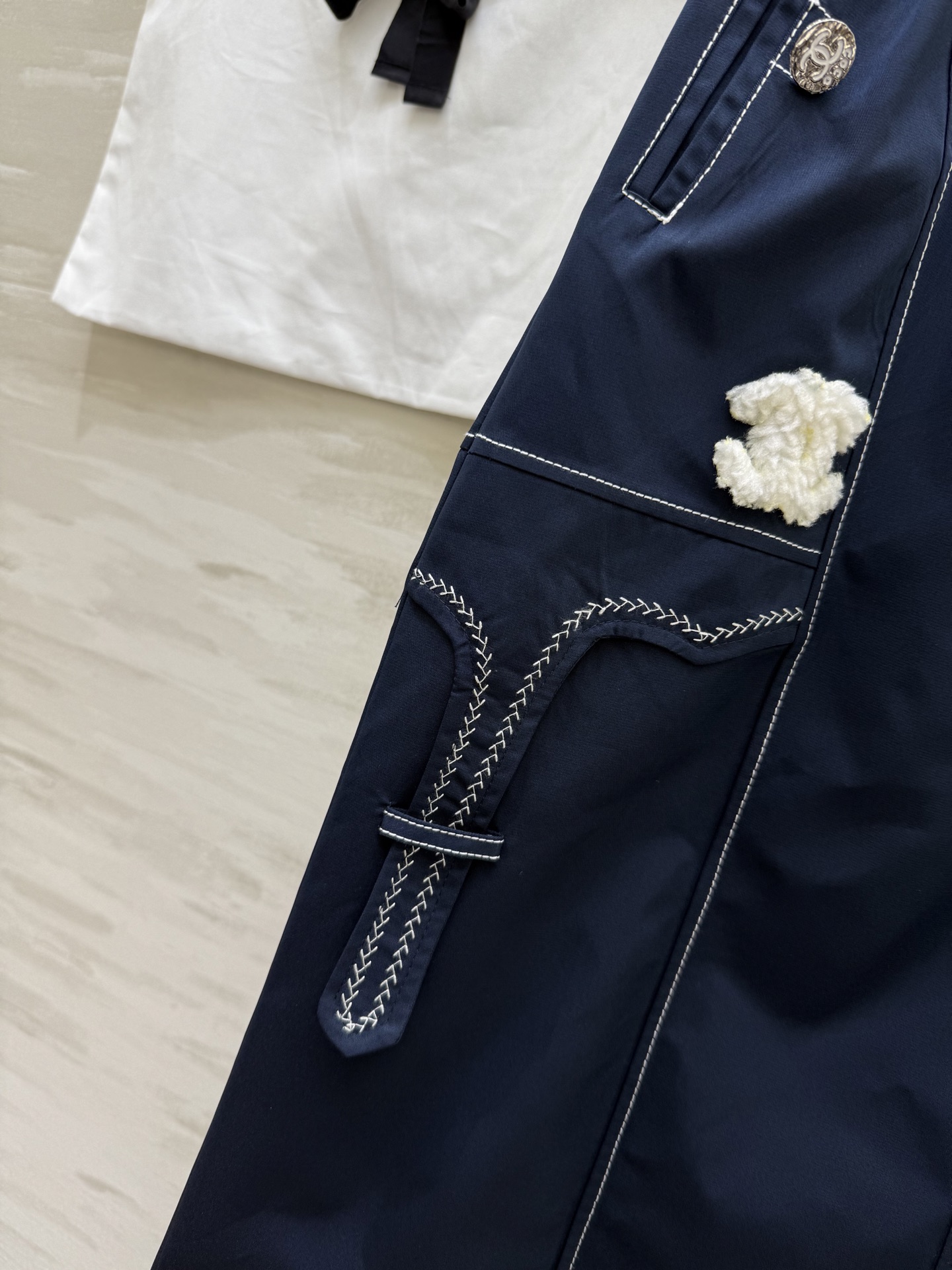 #Chane♡²⁵秋冬新款 中古系列 牛仔半裙 高品质 现货首发size：36/38/40（38码弹力腰