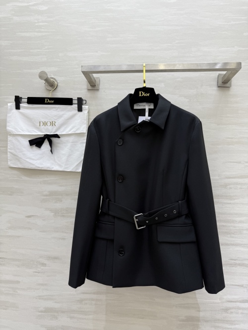 Dior Fall Elegant Intellectual Windbreaker Coat High-Quality Custom 1 Dior Fall Elegant Intellectual Windbreaker Coat High-Quality Custom
