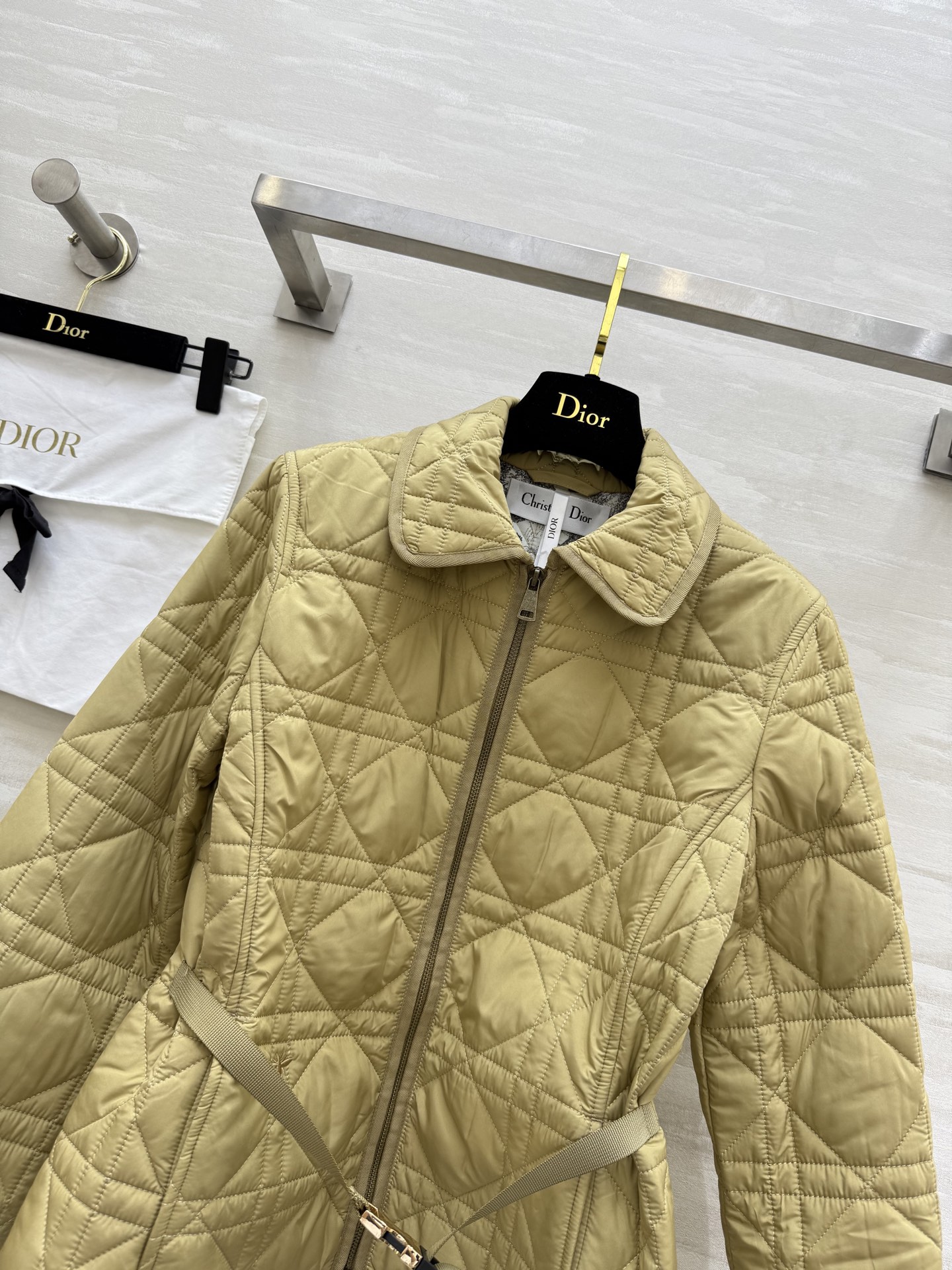 #DIO♡²⁵秋冬新款 藤格纹翻领棉服 高品质定制 现货首发size：S/M/L/XL（s码肩宽：37，