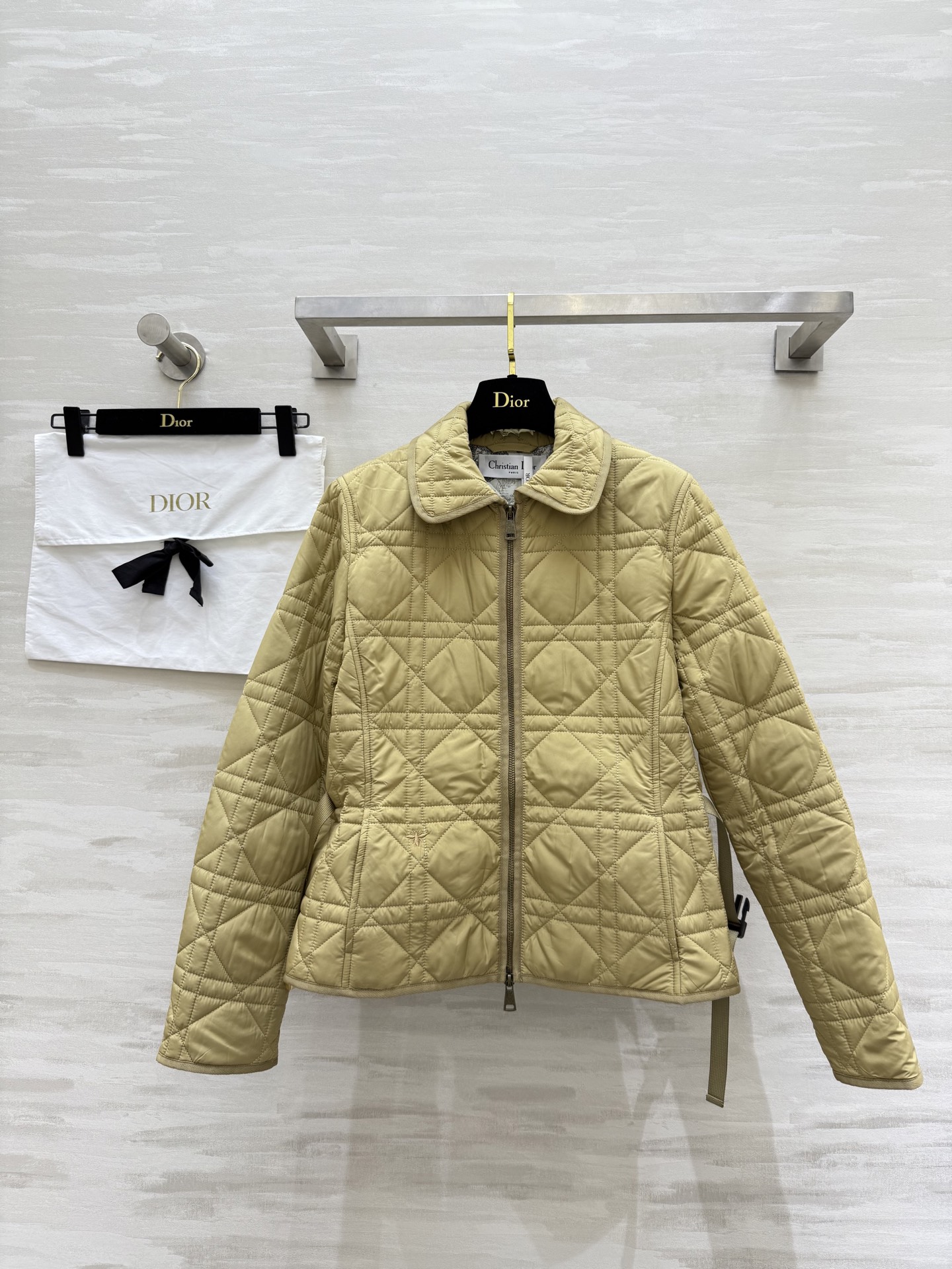 #DIO♡²⁵秋冬新款 藤格纹翻领棉服 高品质定制 现货首发size：S/M/L/XL（s码肩宽：37，