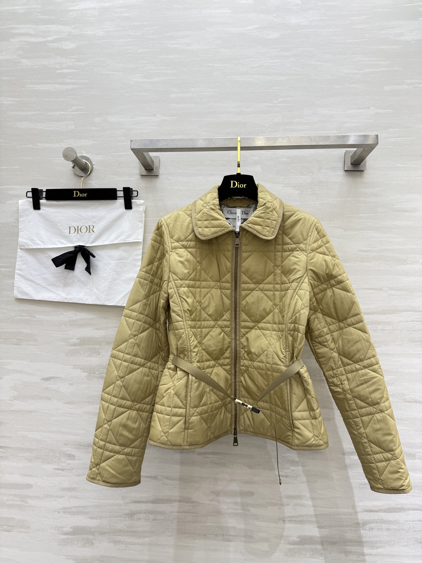 #DIO♡²⁵秋冬新款 藤格纹翻领棉服 高品质定制 现货首发size：S/M/L/XL（s码肩宽：37，