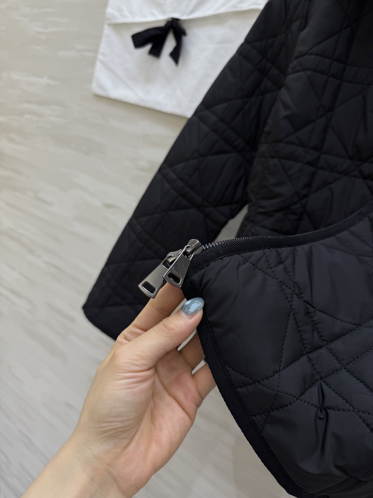 #DIO♡²⁵秋冬新款 藤格纹翻领棉服 高品质定制 现货首发size：S/M/L/XL（s码肩宽：37，