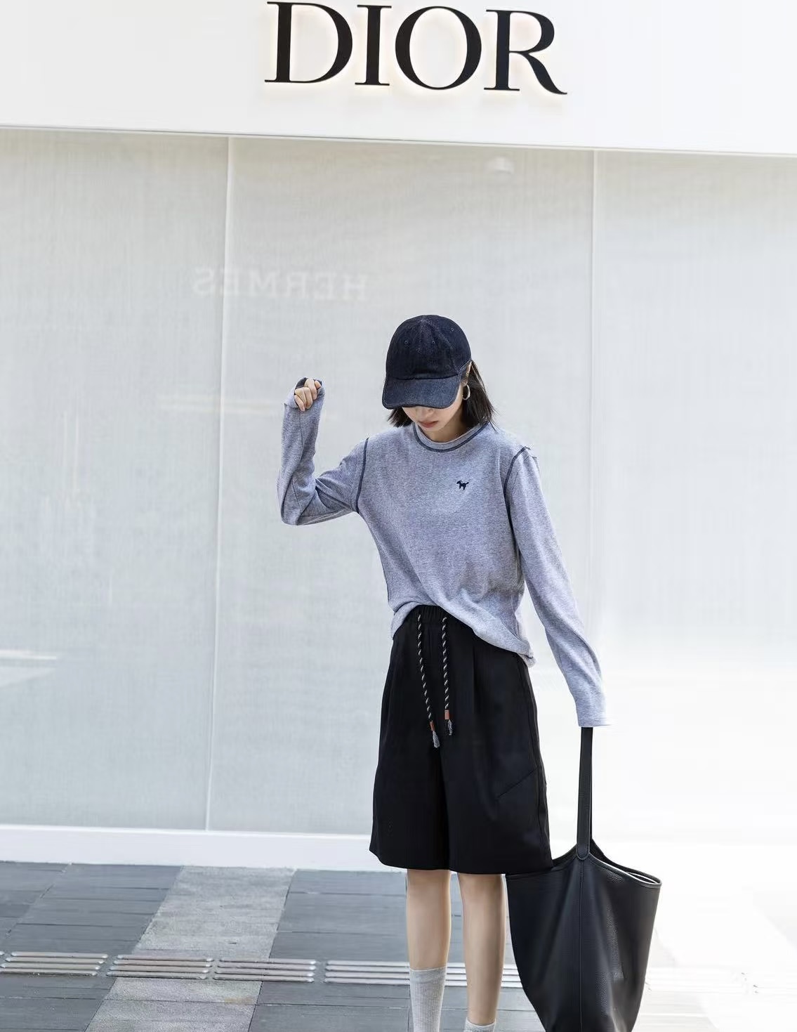 #Loew♡²⁵早秋新款 廓形中裤 高品质定制 现货首发size：26/27/28/29/30（27码腰