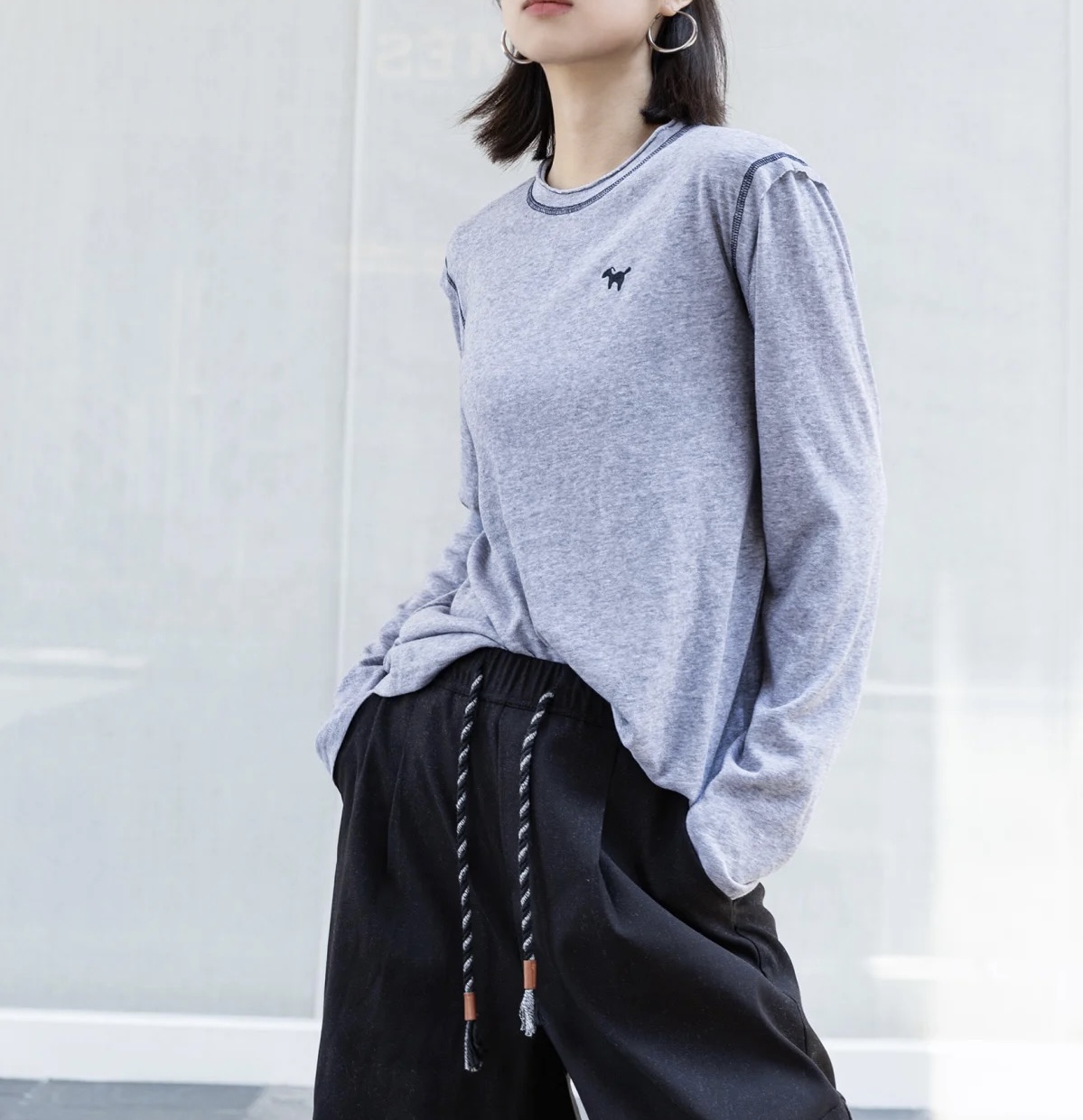 #Loew♡²⁵早秋新款 廓形中裤 高品质定制 现货首发size：26/27/28/29/30（27码腰