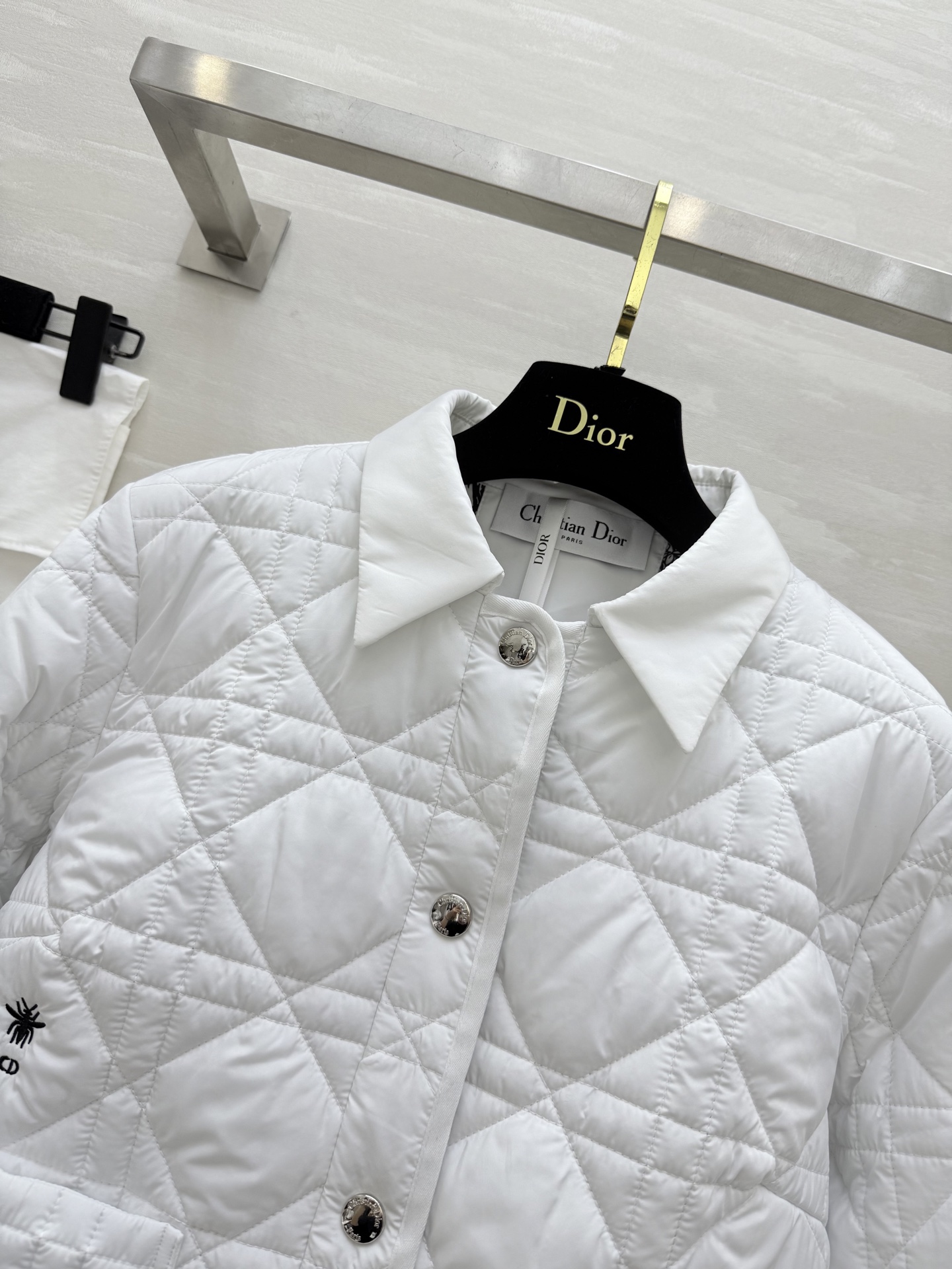 #DIO♡²⁵秋冬新款 戴妃藤格纹翻领棉服外套 高品质定制 现货首发size：S/M/L（s码肩宽：42