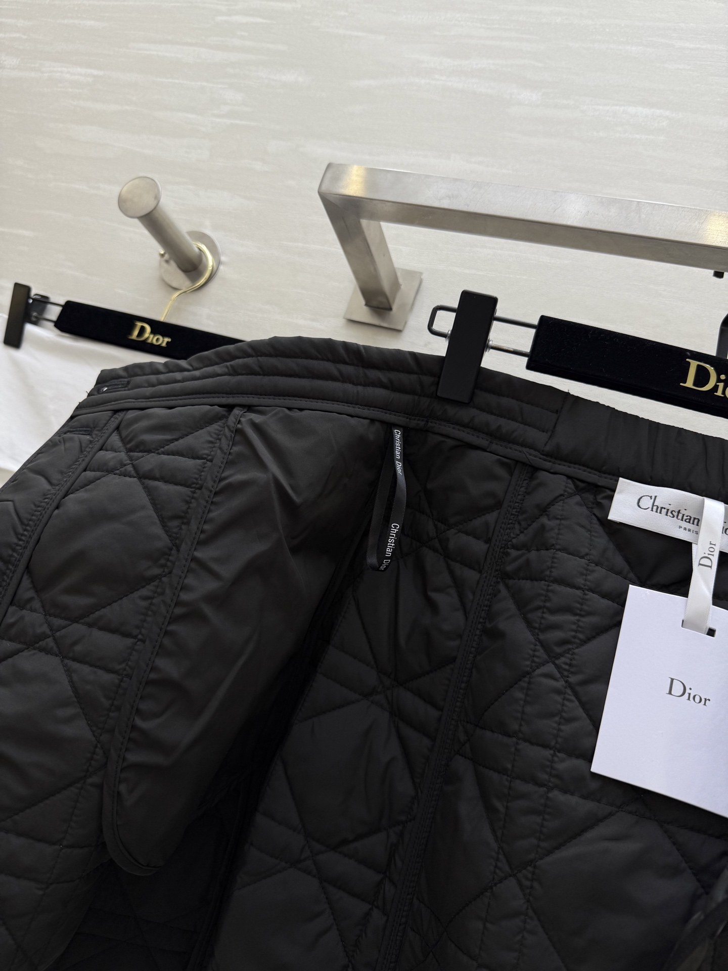 #DIO♡²⁵秋冬新款 戴妃藤格纹A摆夹棉半裙 高品质定制 现货首发size：S/M/L（s码腰围：66