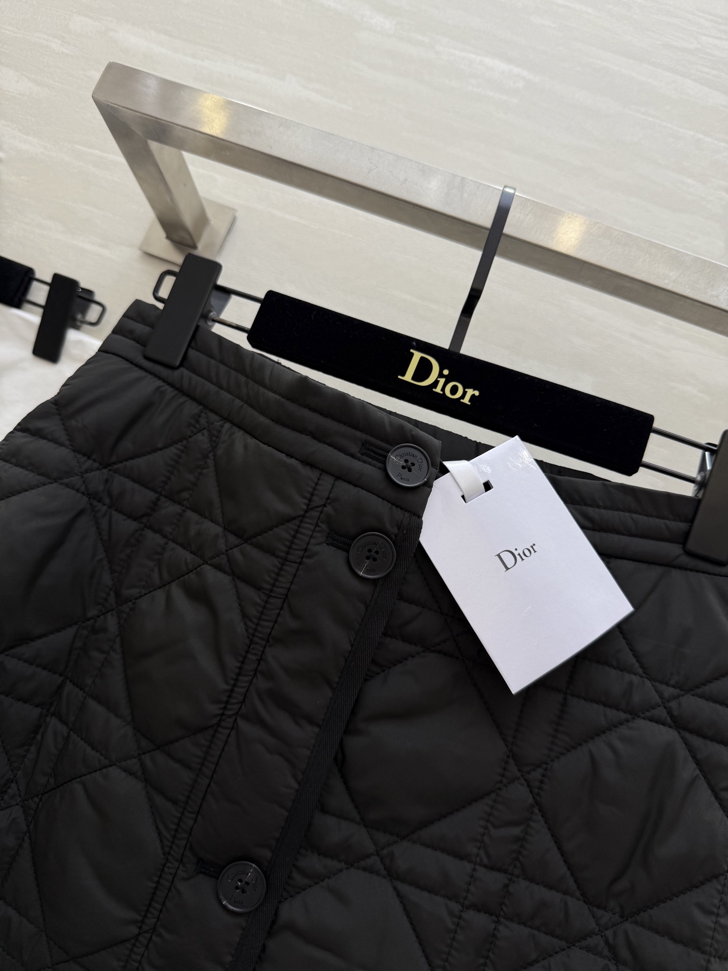 #DIO♡²⁵秋冬新款 戴妃藤格纹A摆夹棉半裙 高品质定制 现货首发size：S/M/L（s码腰围：66