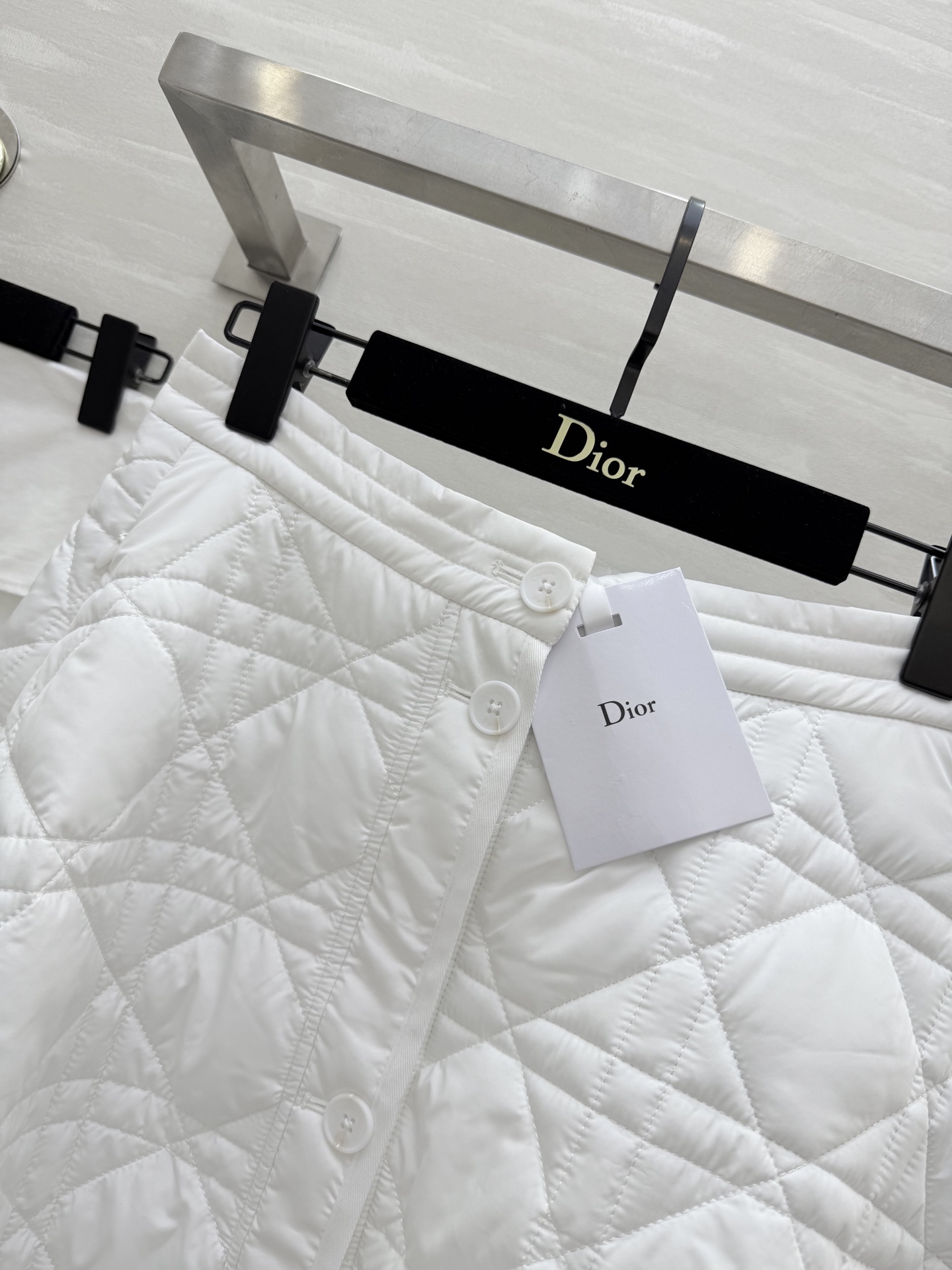 #DIO♡²⁵秋冬新款 戴妃藤格纹A摆棉服半裙 高品质定制 现货首发size：S/M/L（s码腰围：66