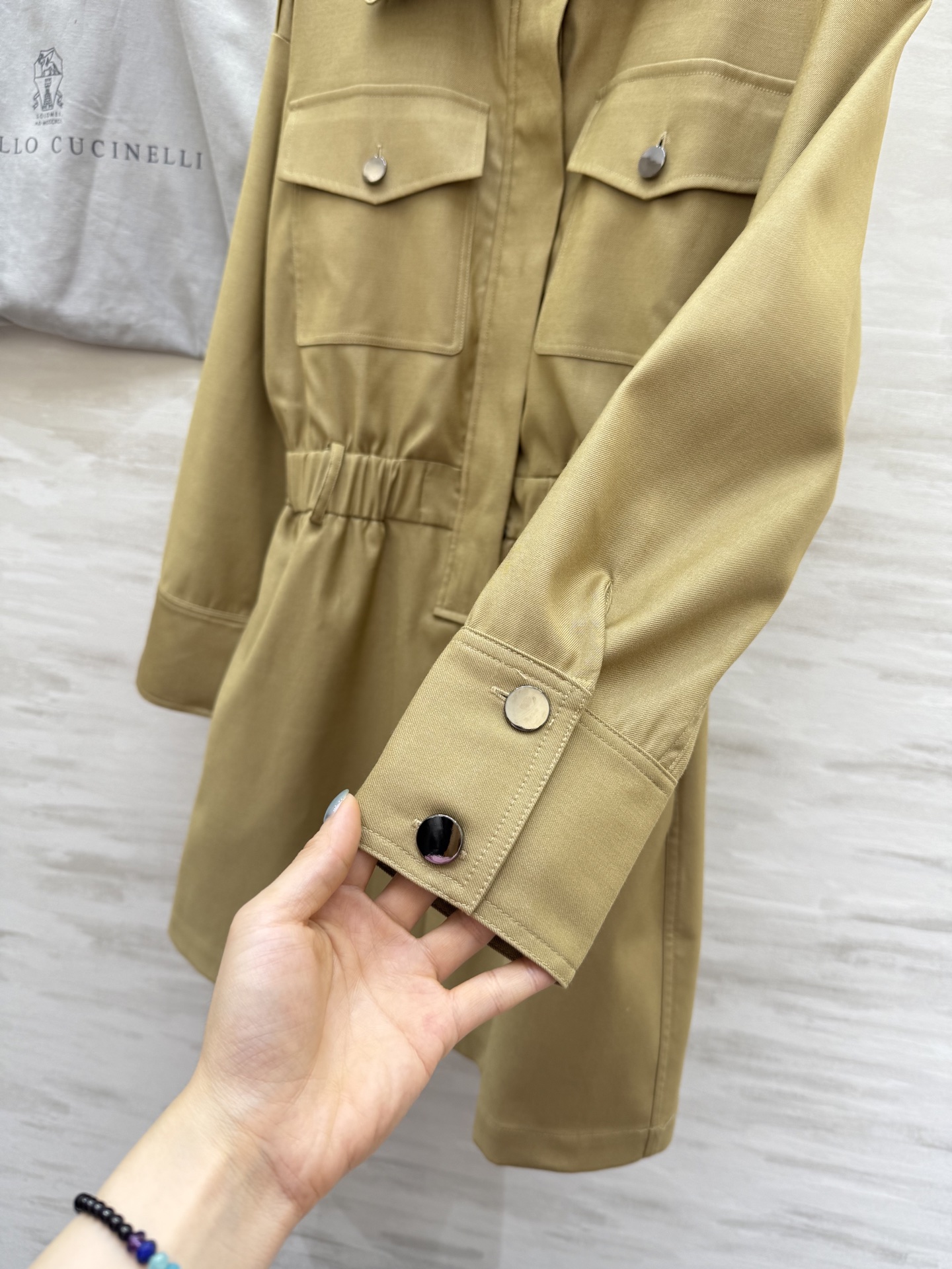 #BC²⁵秋冬新款 复古老钱风长袖收腰连衣裙 高品质定制 现货首发size：S/M/L（s码肩宽：50，