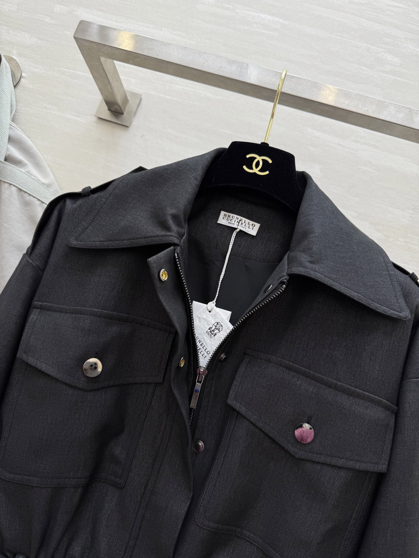 #BC²⁵秋冬新款 复古老钱风长袖收腰连衣裙 高品质定制 现货首发size：S/M/L（s码肩宽：50，