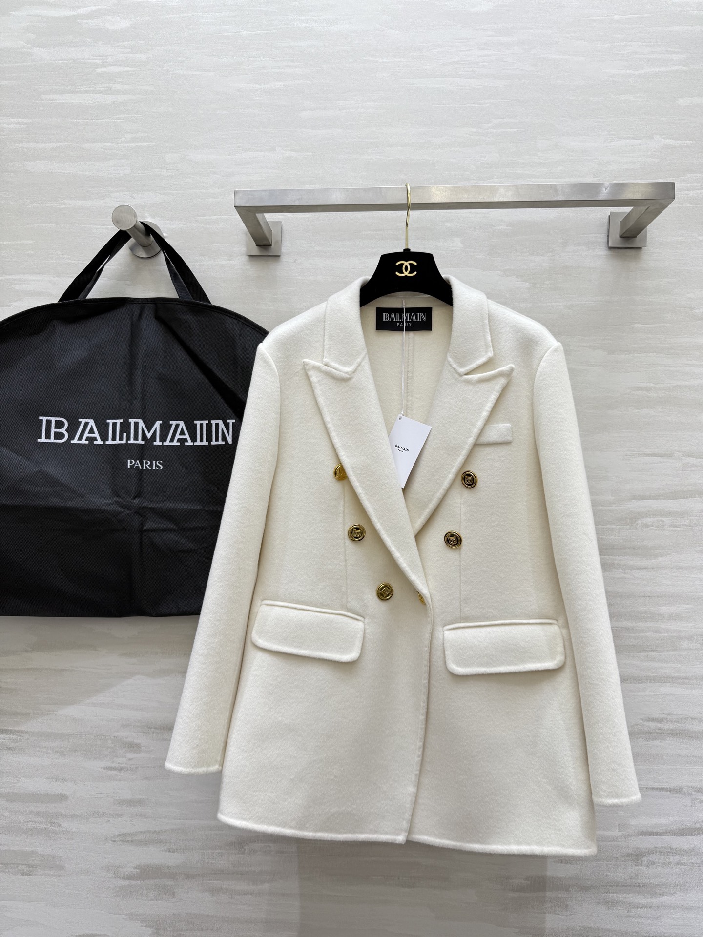 #BALMAI²⁵秋冬新款 羊毛西装大衣 定制100%羊毛面料 高品质 现货首发size：S/M/L（s