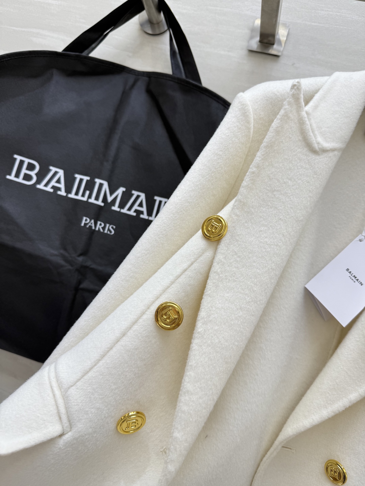#BALMAI²⁵秋冬新款 羊毛西装大衣 定制100%羊毛面料 高品质 现货首发size：S/M/L（s