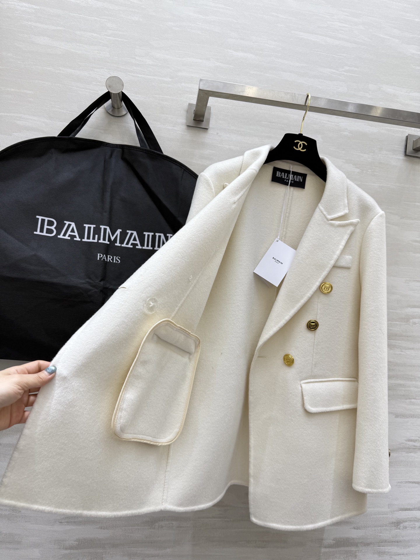 #BALMAI²⁵秋冬新款 羊毛西装大衣 定制100%羊毛面料 高品质 现货首发size：S/M/L（s