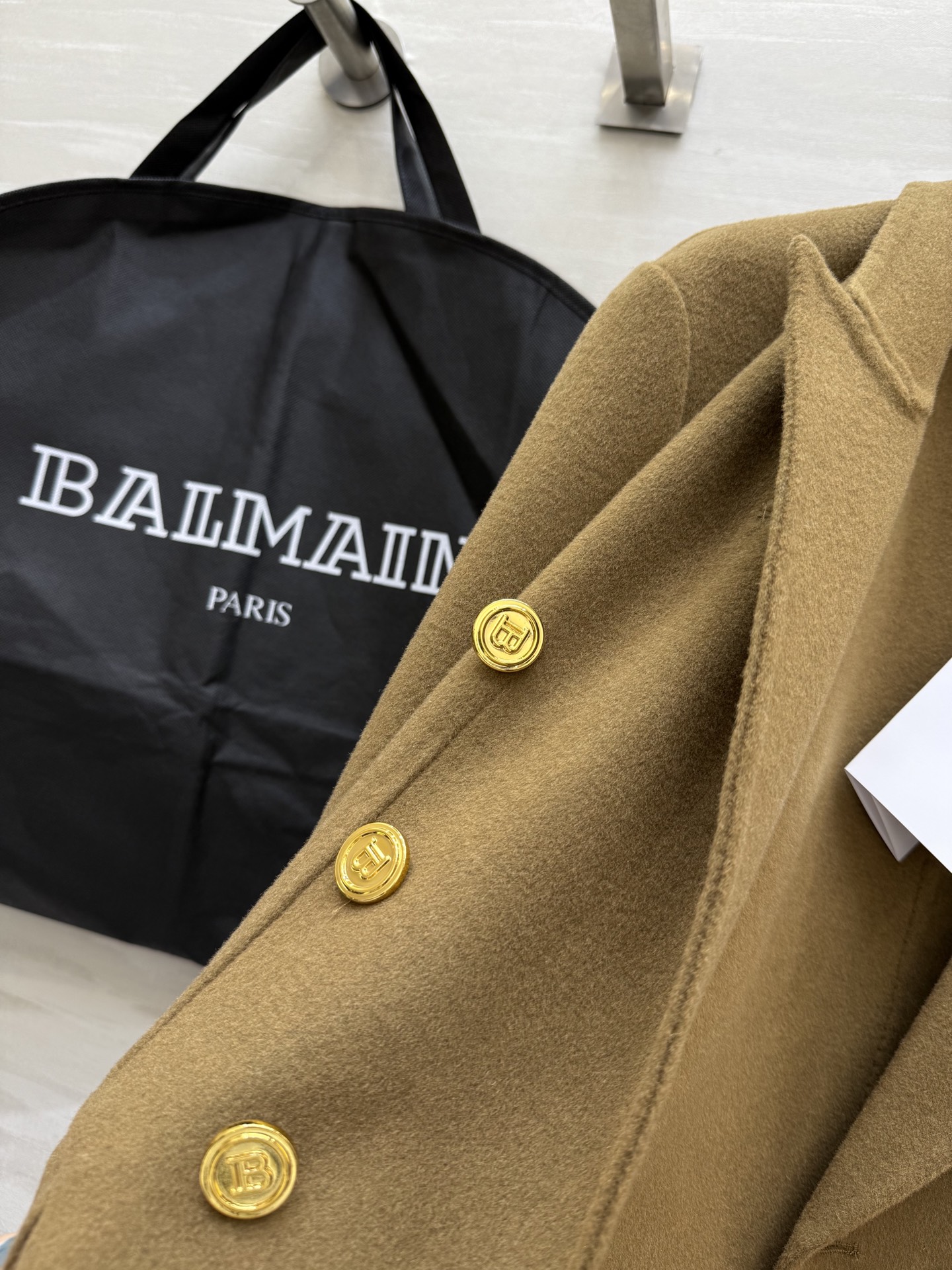 #BALMAI²⁵秋冬新款 羊毛西装大衣 定制100%羊毛面料 高品质 现货首发size：S/M/L（s