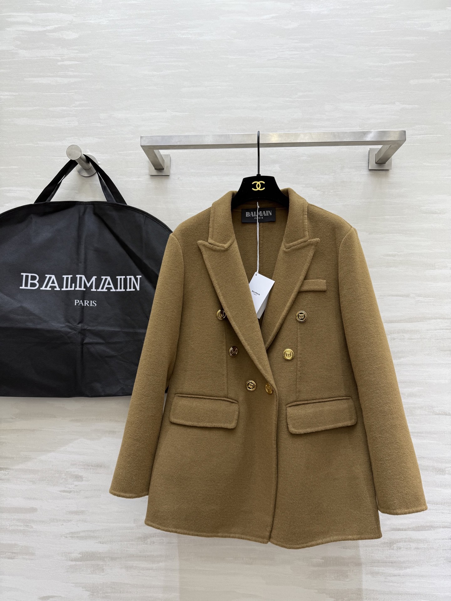 #BALMAI²⁵秋冬新款 羊毛西装大衣 定制100%羊毛面料 高品质 现货首发size：S/M/L（s