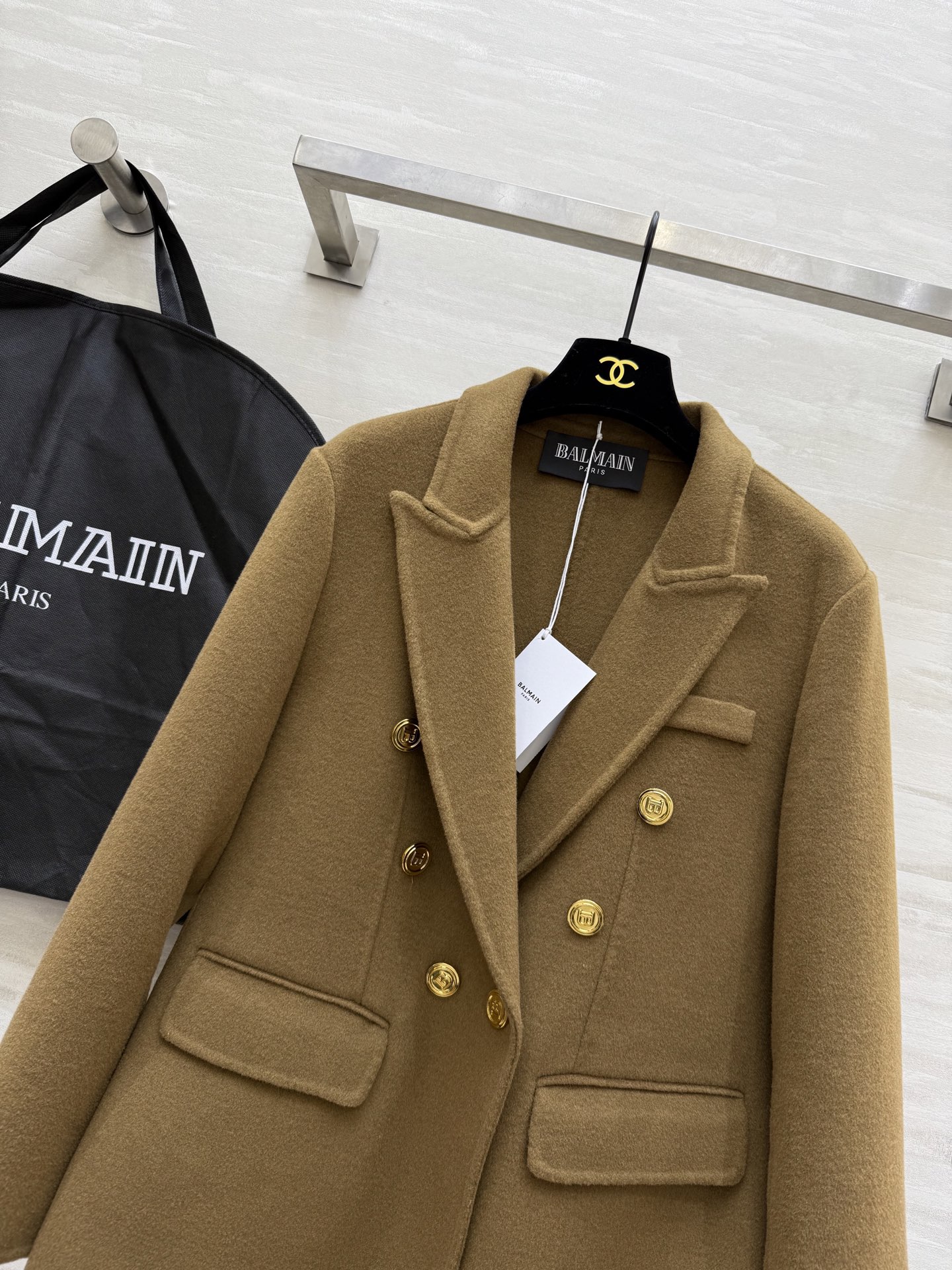 #BALMAI²⁵秋冬新款 羊毛西装大衣 定制100%羊毛面料 高品质 现货首发size：S/M/L（s