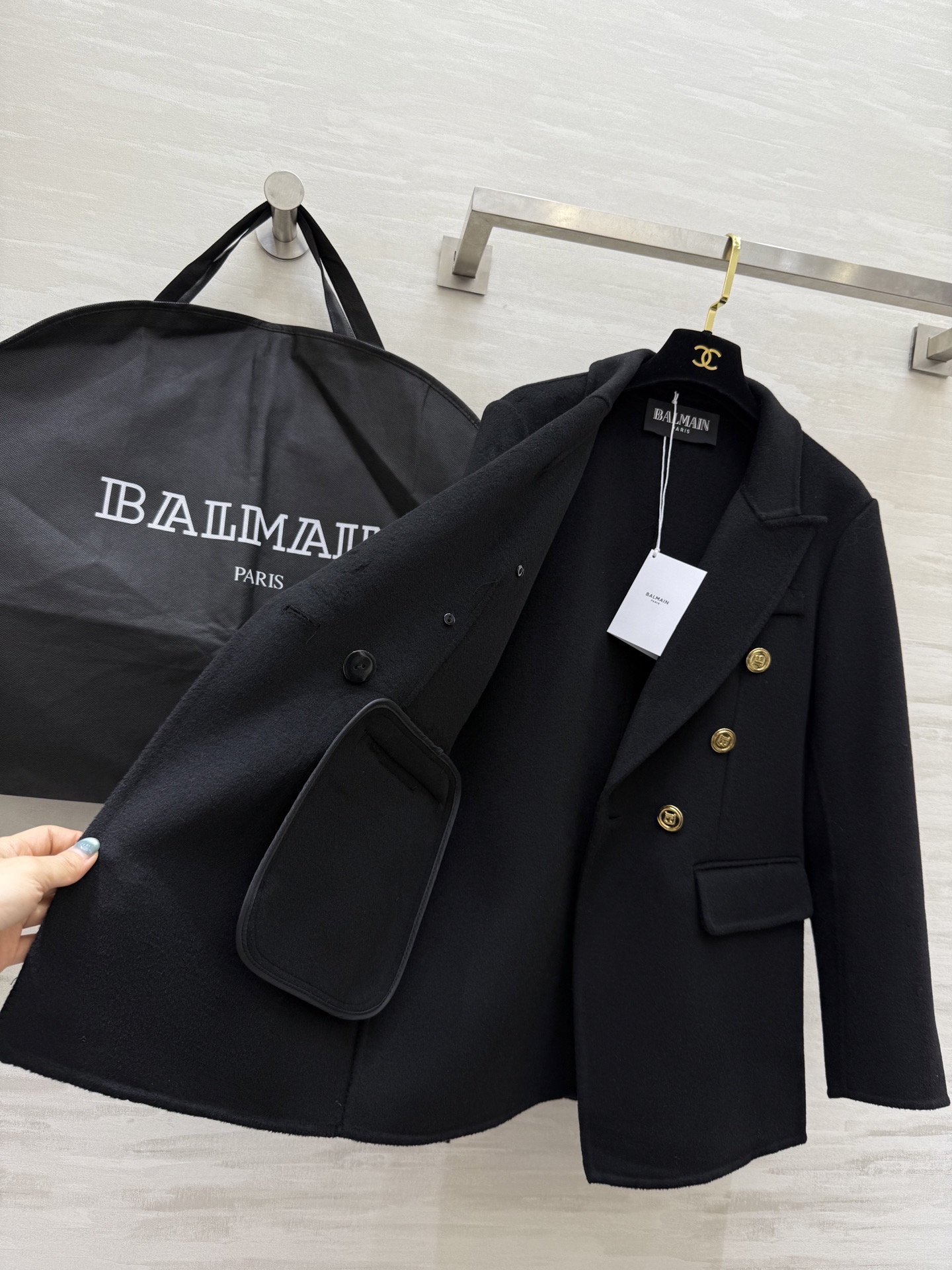 #BALMAI²⁵秋冬新款 羊毛西装大衣 定制100%羊毛面料 高品质 现货首发size：S/M/L（s