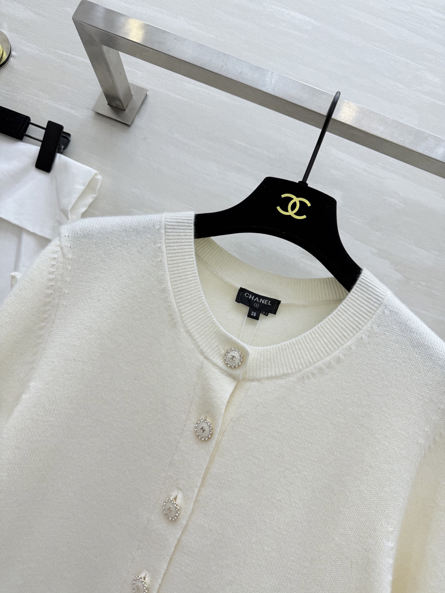 #Chane♡²⁵k 蝴蝶结🎀羊绒开衫 高品质定制 现货首发size：36/38/40（）