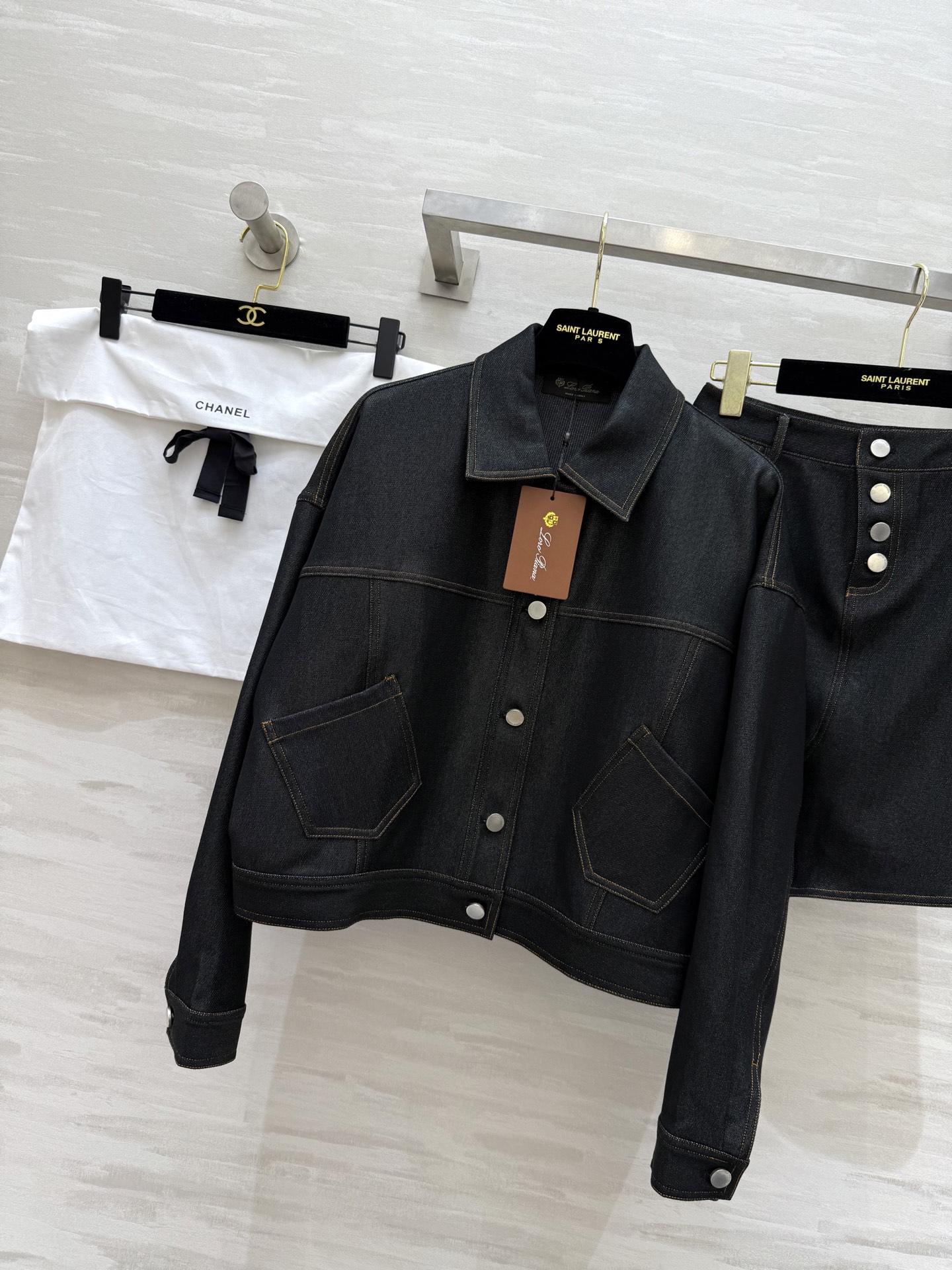 #lP🌹²⁵秋冬新款 复古时髦感牛仔套装 谁不爱🤠〰️全牛仔穿搭也可以超级有范！高品质定制 现货首发si