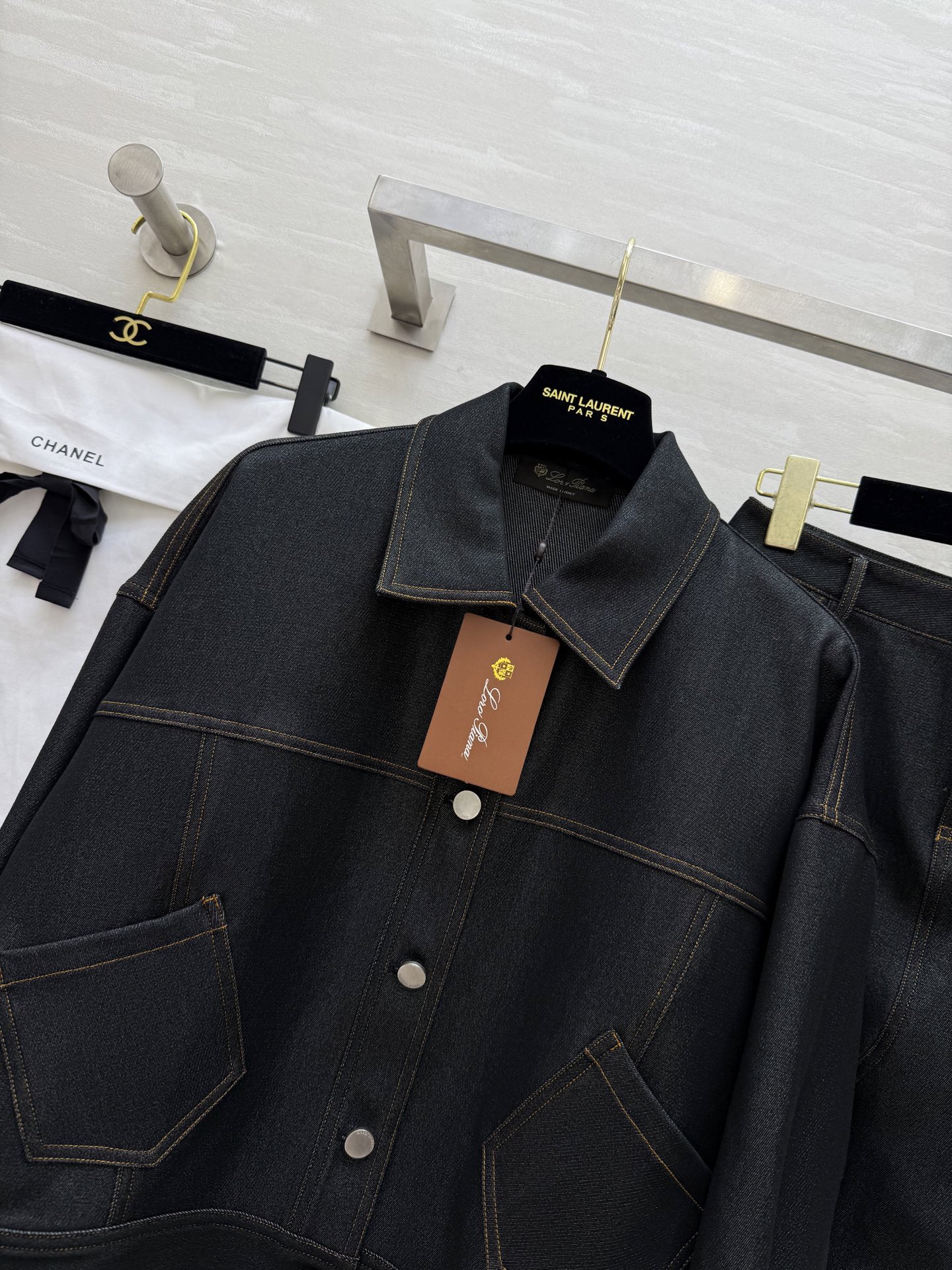 #lP🌹²⁵秋冬新款 复古时髦感牛仔套装 谁不爱🤠〰️全牛仔穿搭也可以超级有范！高品质定制 现货首发si