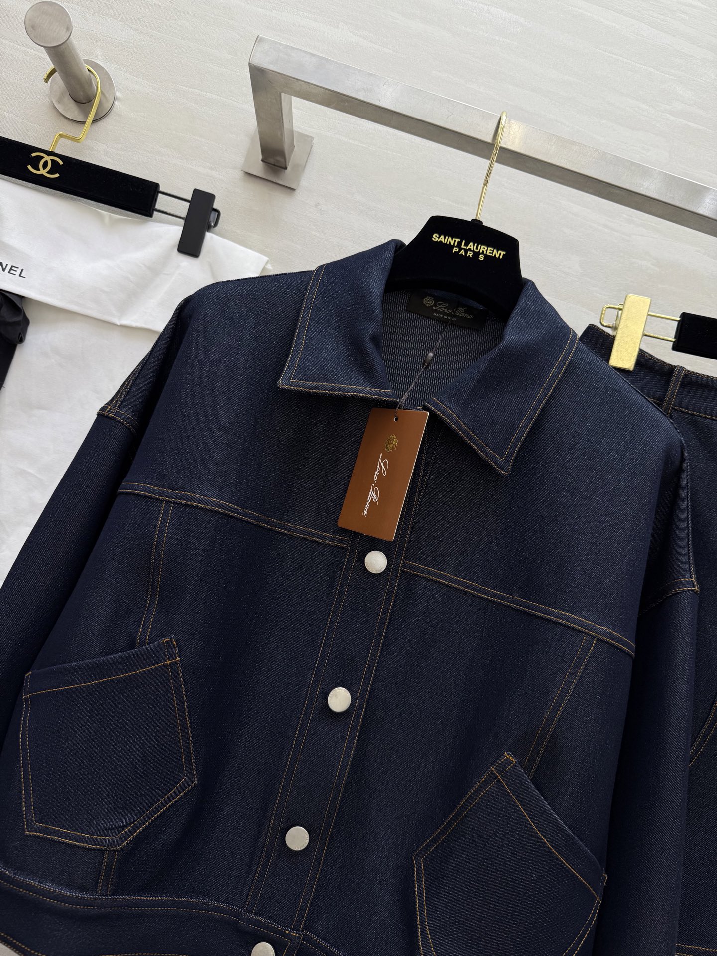 #lP🌹²⁵秋冬新款 复古时髦感牛仔套装 谁不爱🤠〰️全牛仔穿搭也可以超级有范！高品质定制 现货首发si