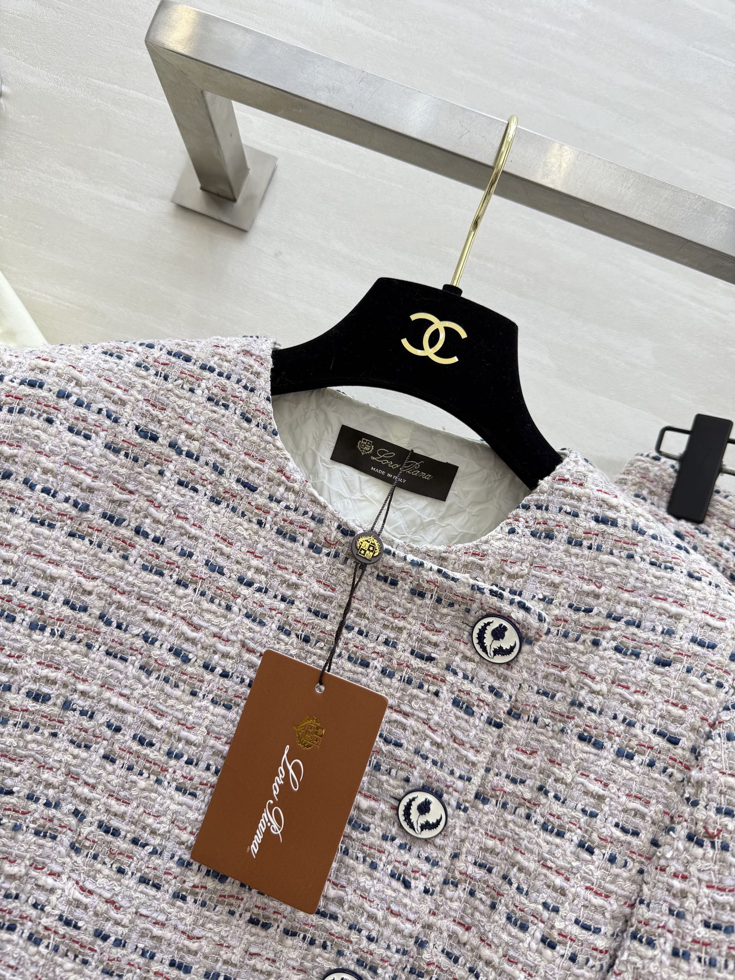 #LoroPian♡²⁵Fw秋冬新款 羊毛呢花呢系列 高版出品 定制绵羊毛➕马海毛混纺粗花呢面料自带精致