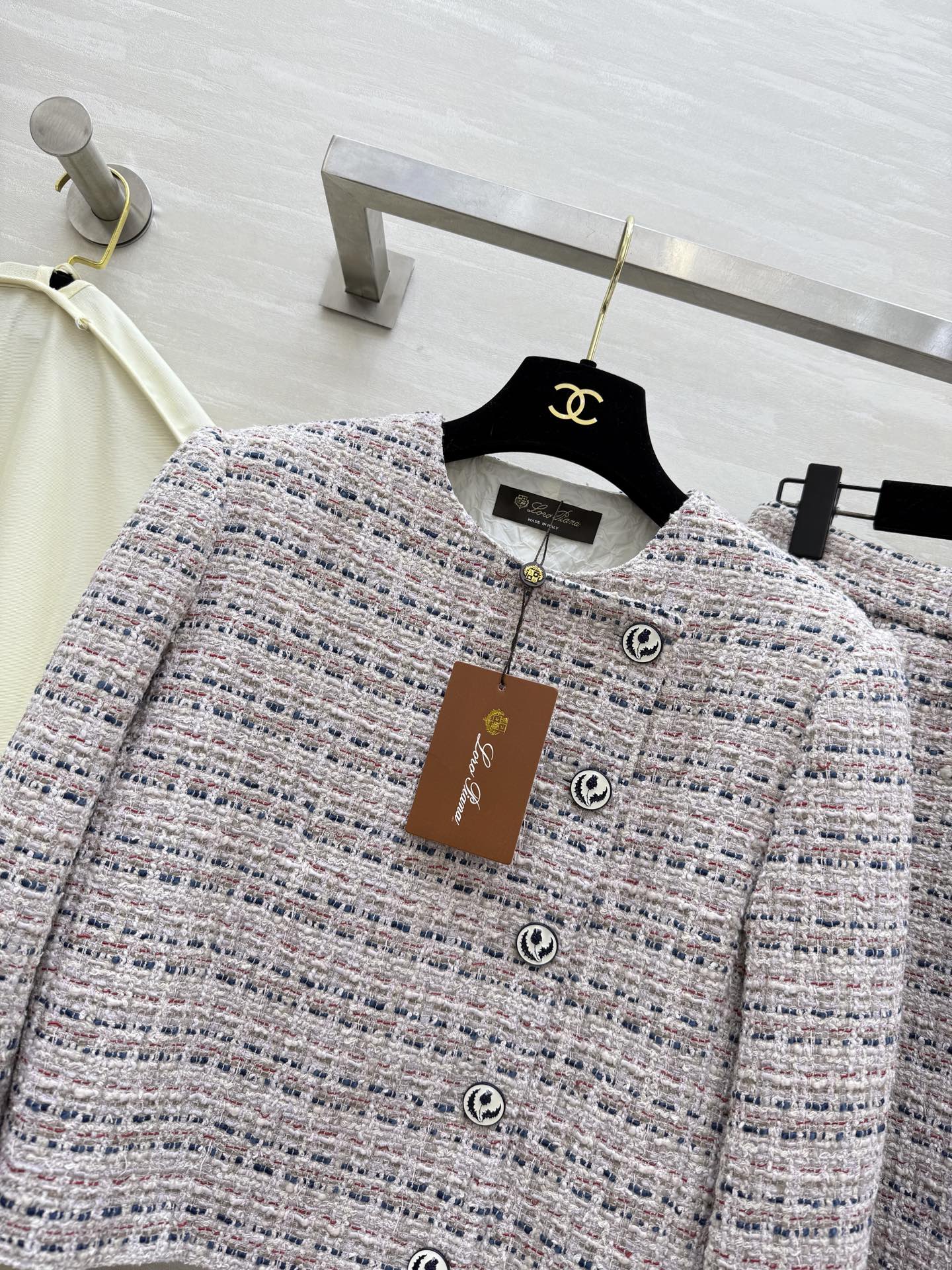 #LoroPian♡²⁵Fw秋冬新款 羊毛呢花呢系列 高版出品 定制绵羊毛➕马海毛混纺粗花呢面料自带精致