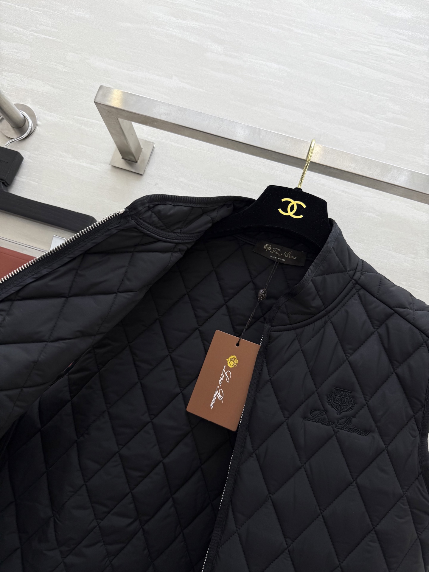 #lP🌹²⁵秋冬新款 菱格夹棉马甲外套 内里夹棉保暖舒适 logo刺绣🪡精致高级 高品质 现货首发siz