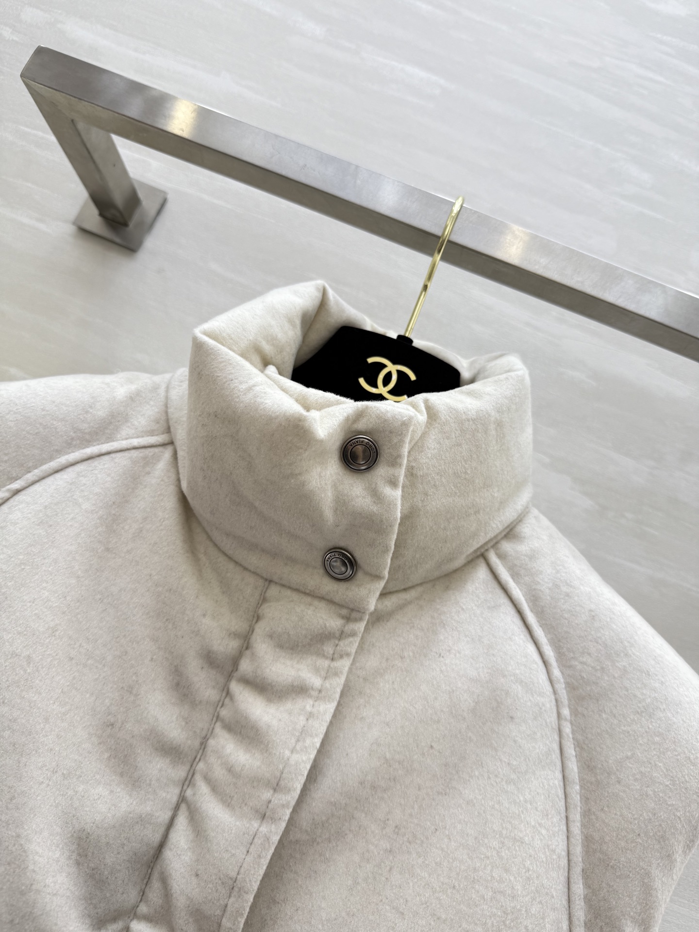 #lP🌹²⁵秋冬新款 羊毛羽绒马甲 内里90白鸭绒填充 外层羊毛面料 高品质定制 现货首发size：S/