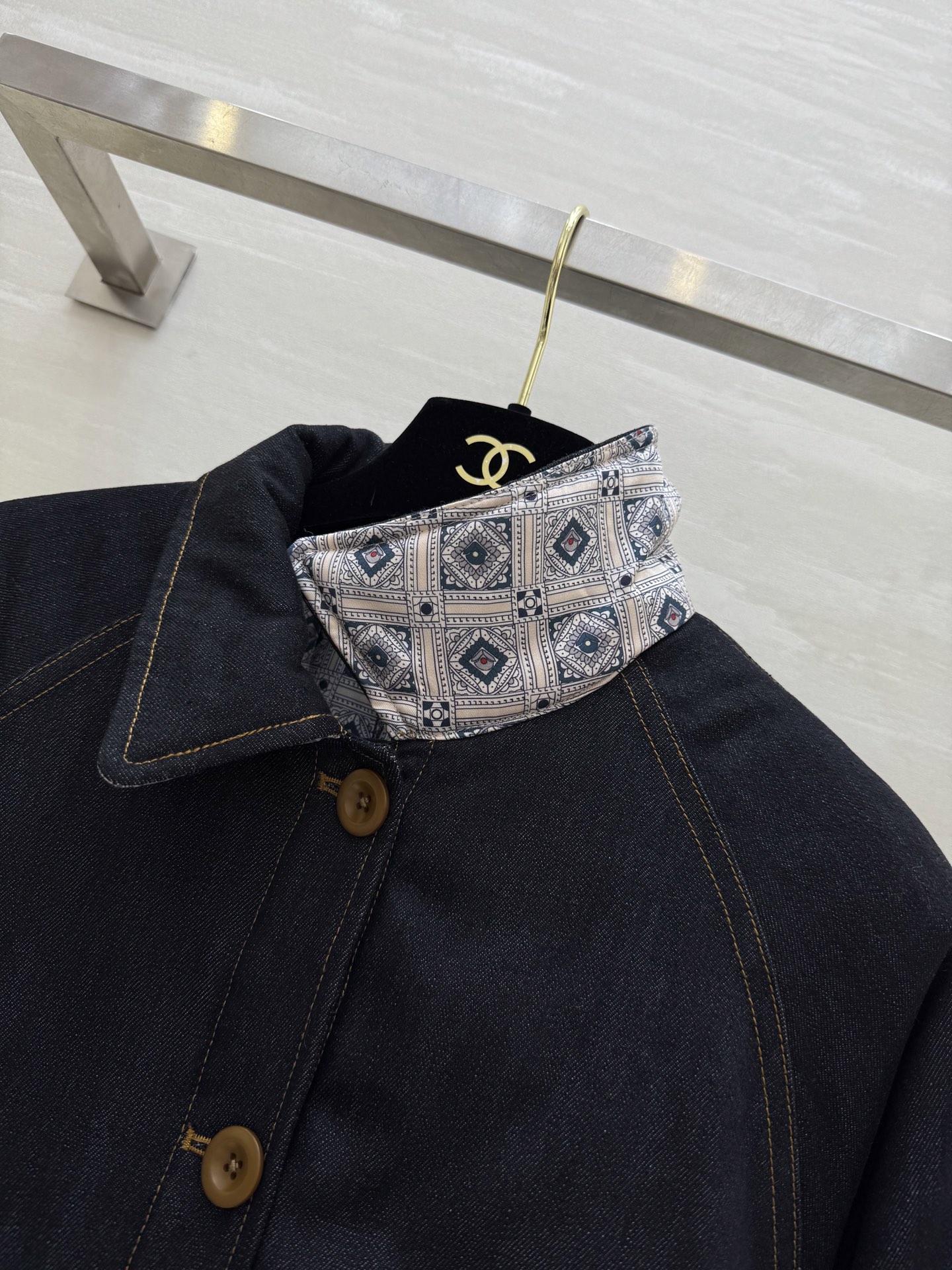 #LP²⁵秋冬新款 牛仔棉服外套 高品质定制 现货首发size：S/M/L（s码胸围：100，衣长：60