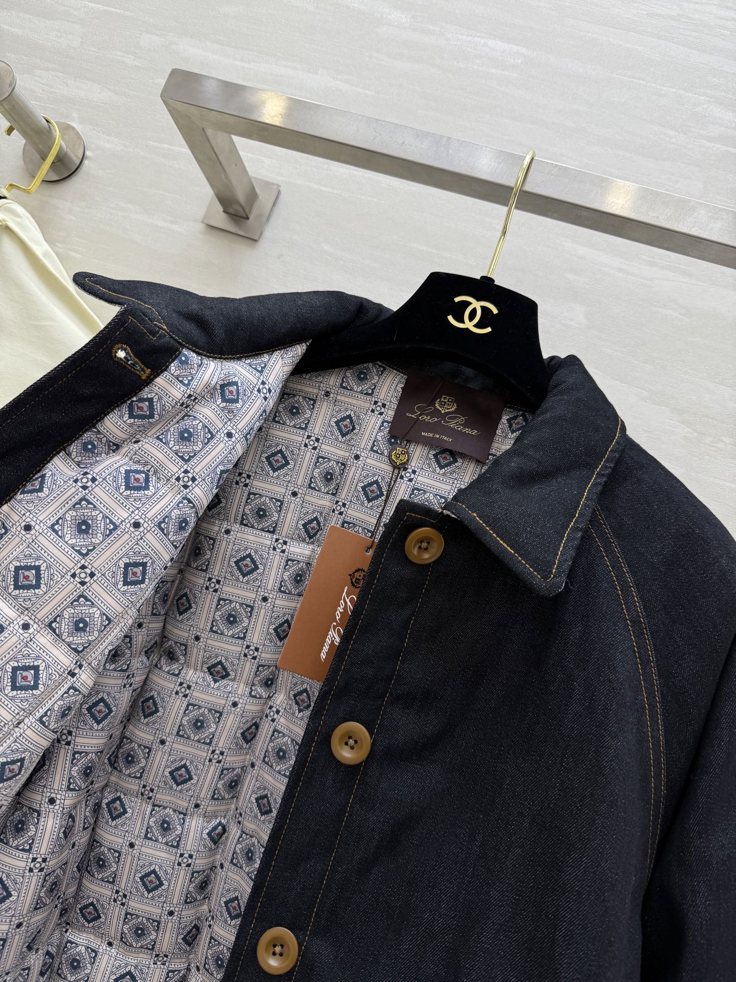 #LP²⁵秋冬新款 牛仔棉服外套 高品质定制 现货首发size：S/M/L（s码胸围：100，衣长：60