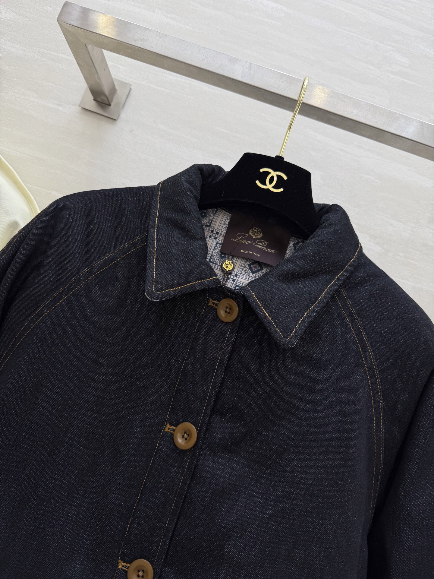 #LP²⁵秋冬新款 牛仔棉服外套 高品质定制 现货首发size：S/M/L（s码胸围：100，衣长：60