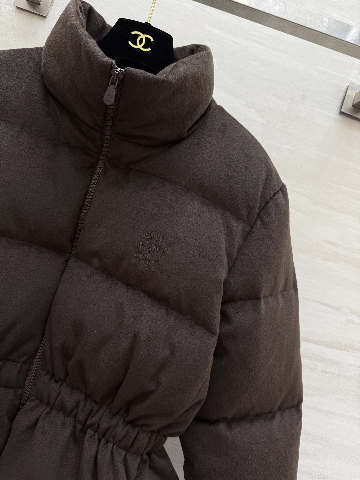 #Brunello Cucinell♡²⁵| 秋冬新款 收腰立领鹅绒服 内里蓬松90国标鹅绒填充 保暖舒