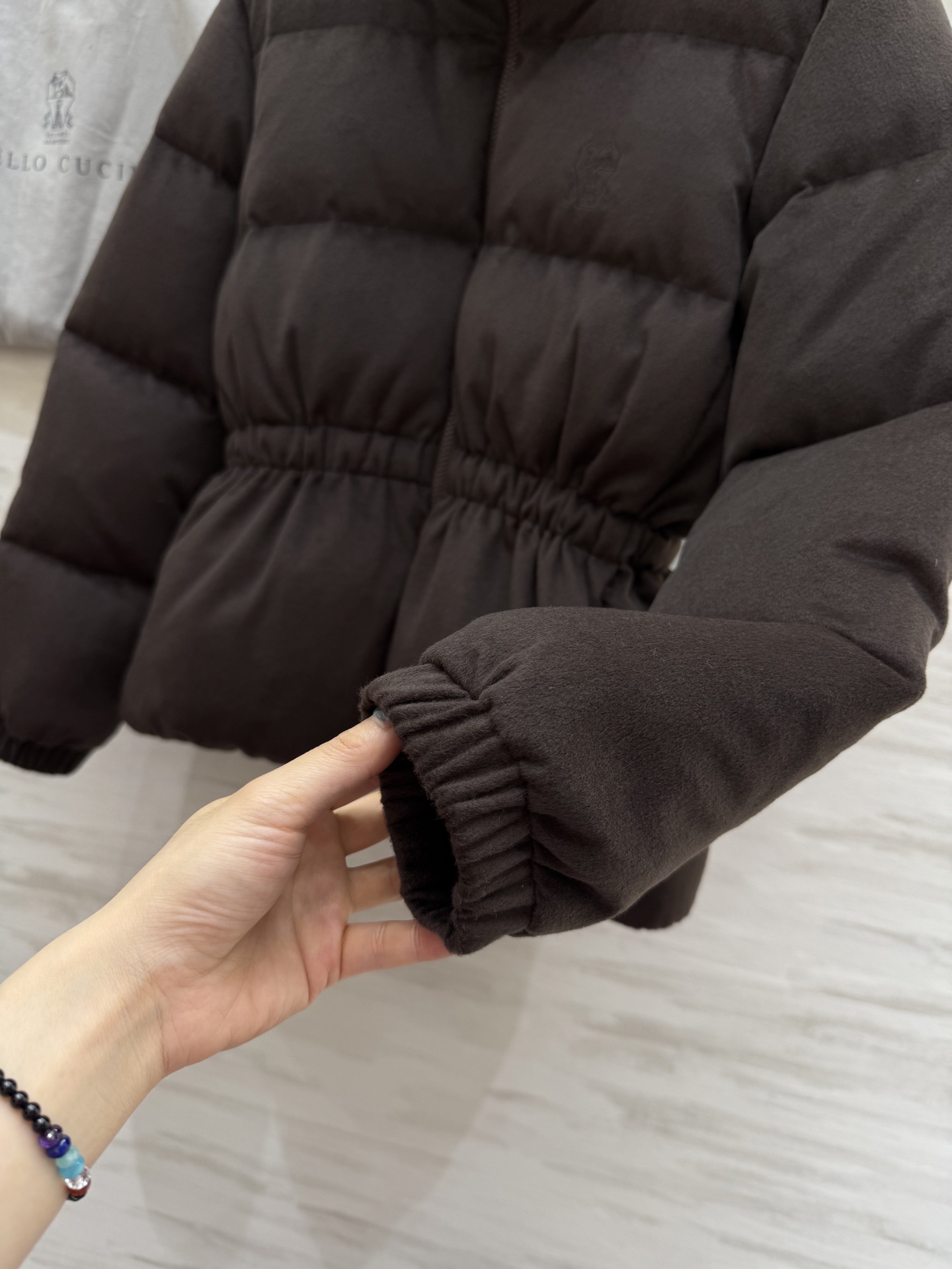 #Brunello Cucinell♡²⁵| 秋冬新款 收腰立领鹅绒服 内里蓬松90国标鹅绒填充 保暖舒
