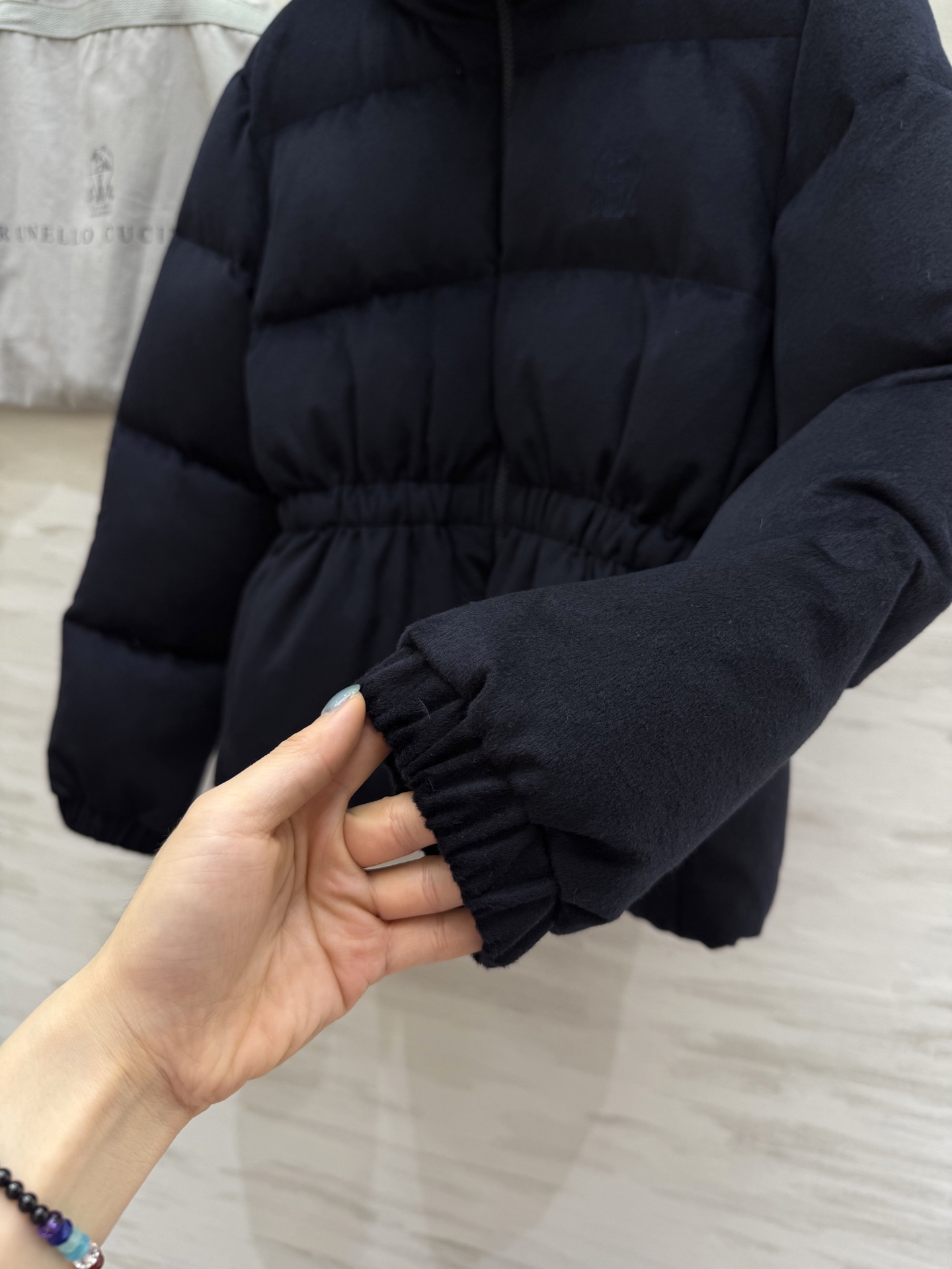 #Brunello Cucinell♡²⁵| 秋冬新款 收腰立领鹅绒服 内里蓬松90国标鹅绒填充 保暖舒