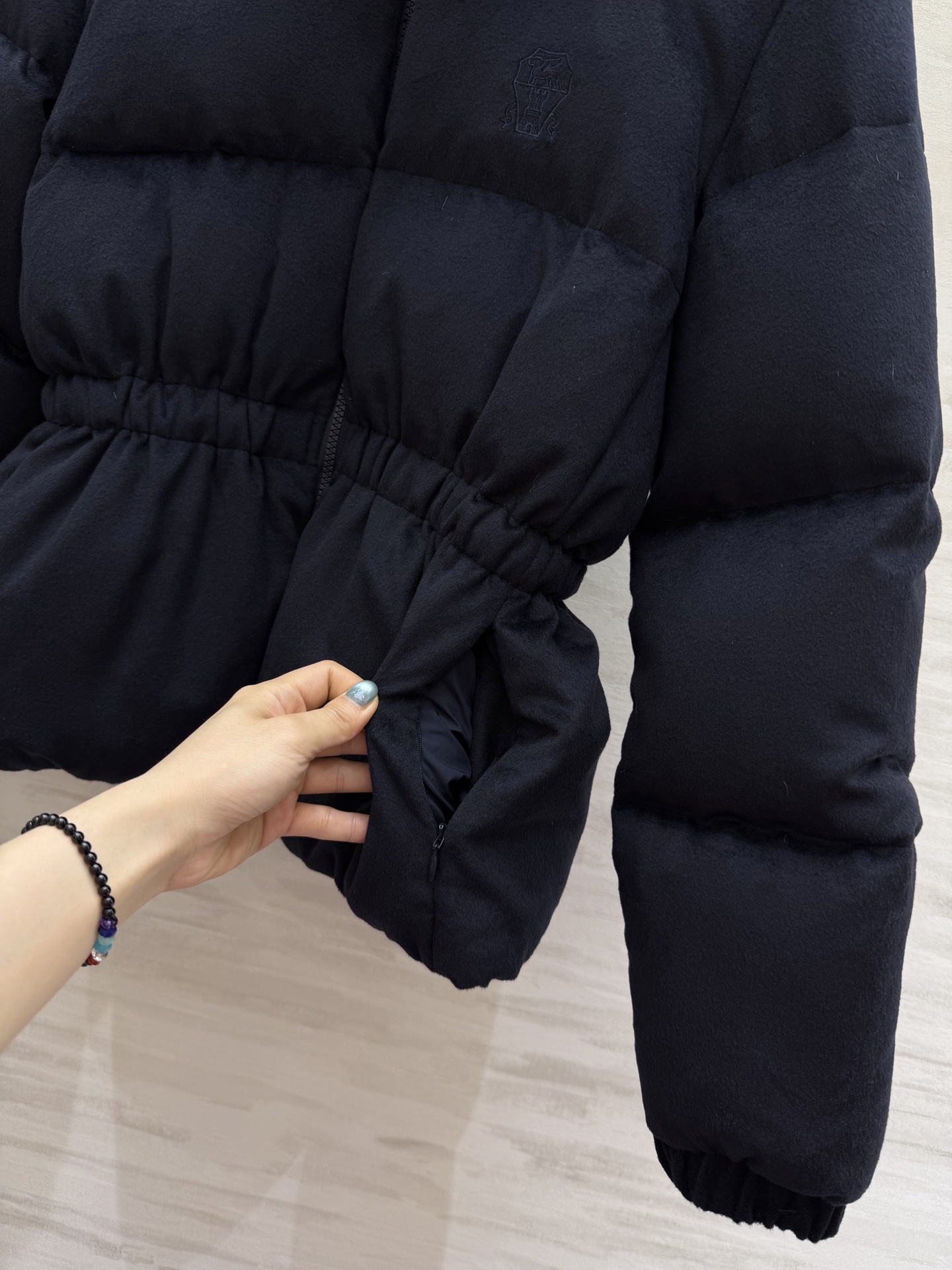 #Brunello Cucinell♡²⁵| 秋冬新款 收腰立领鹅绒服 内里蓬松90国标鹅绒填充 保暖舒