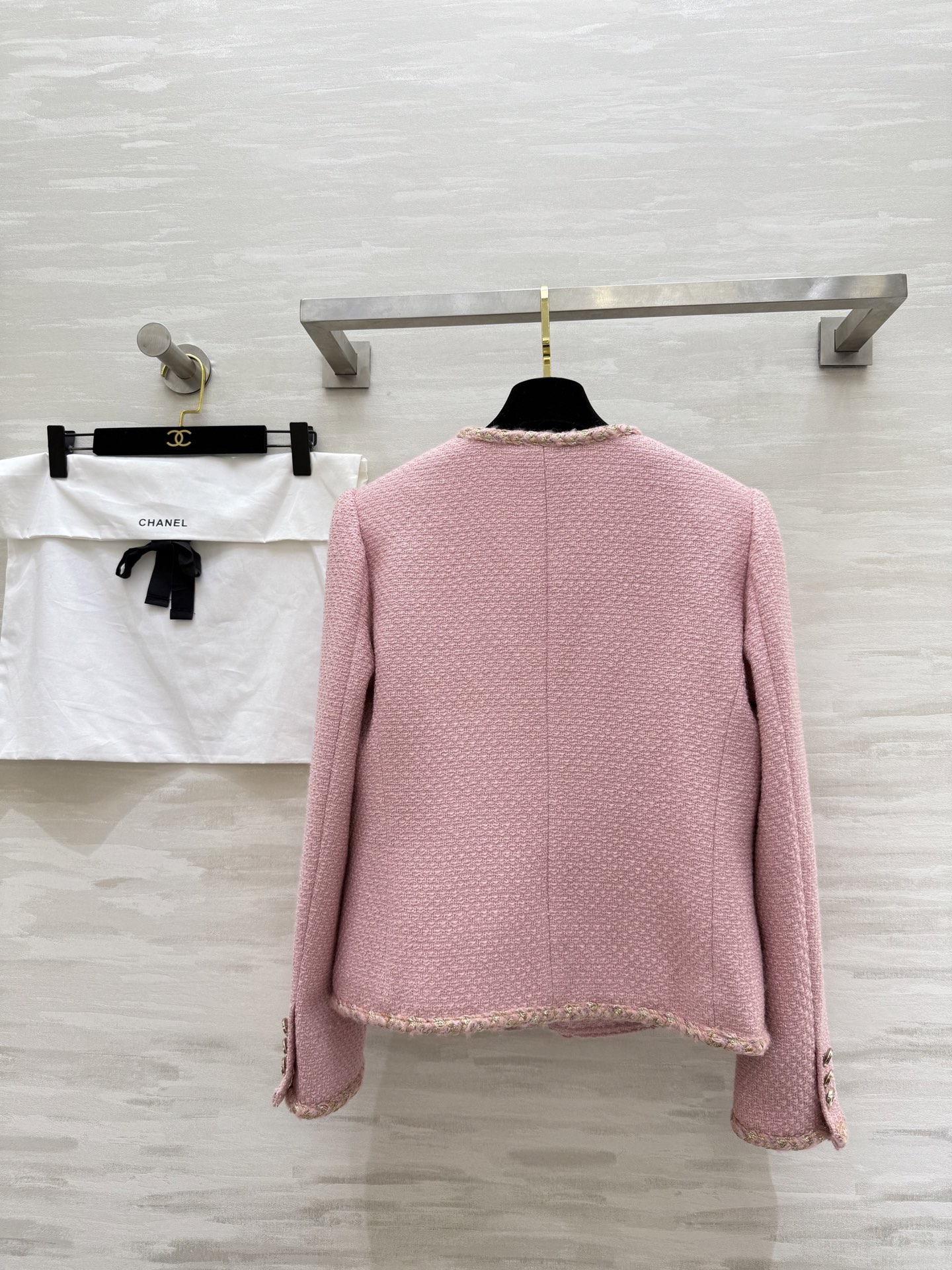 #Chane♡²⁵秋冬新款 财阀千金羊毛编织花呢外套 高品质定制 现货首发size：36/38/40（3