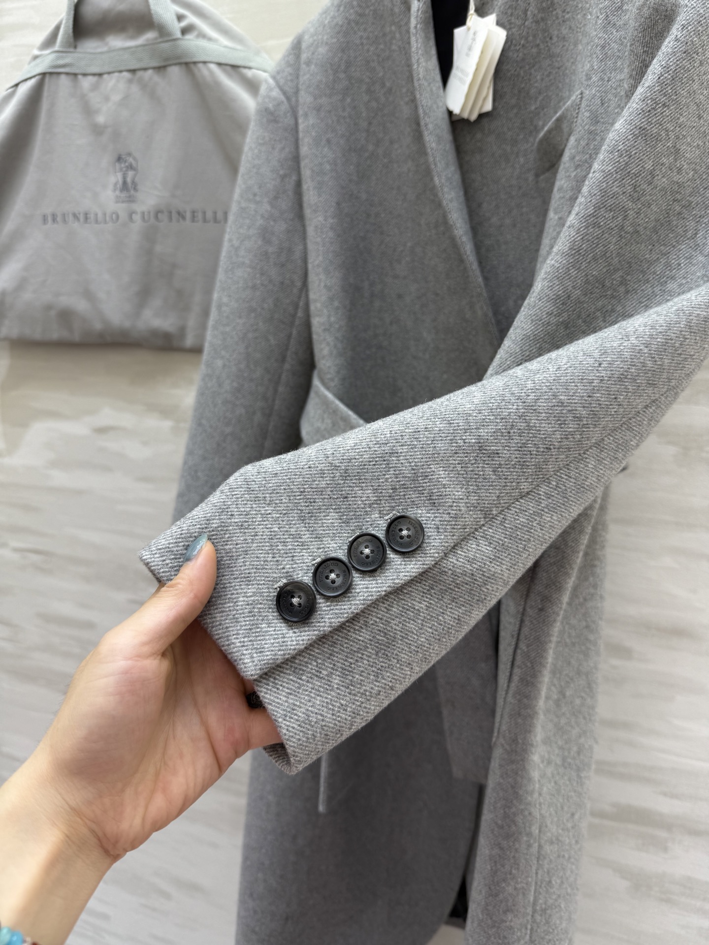 #Brunello Cucinell♡²⁵秋冬新款 羊毛混纺大衣​​ 来自意大利奢侈品牌Brunello