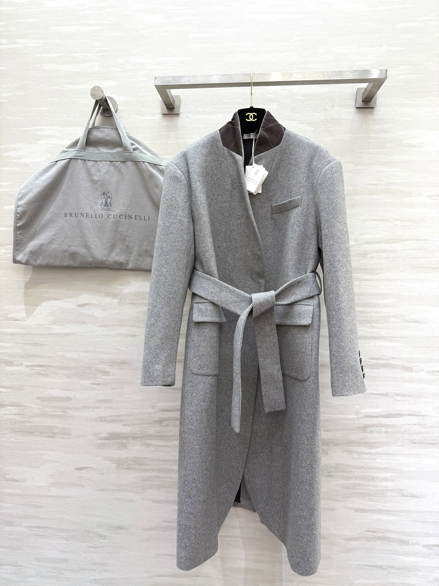 #Brunello Cucinell♡²⁵秋冬新款 羊毛混纺大衣​​ 来自意大利奢侈品牌Brunello