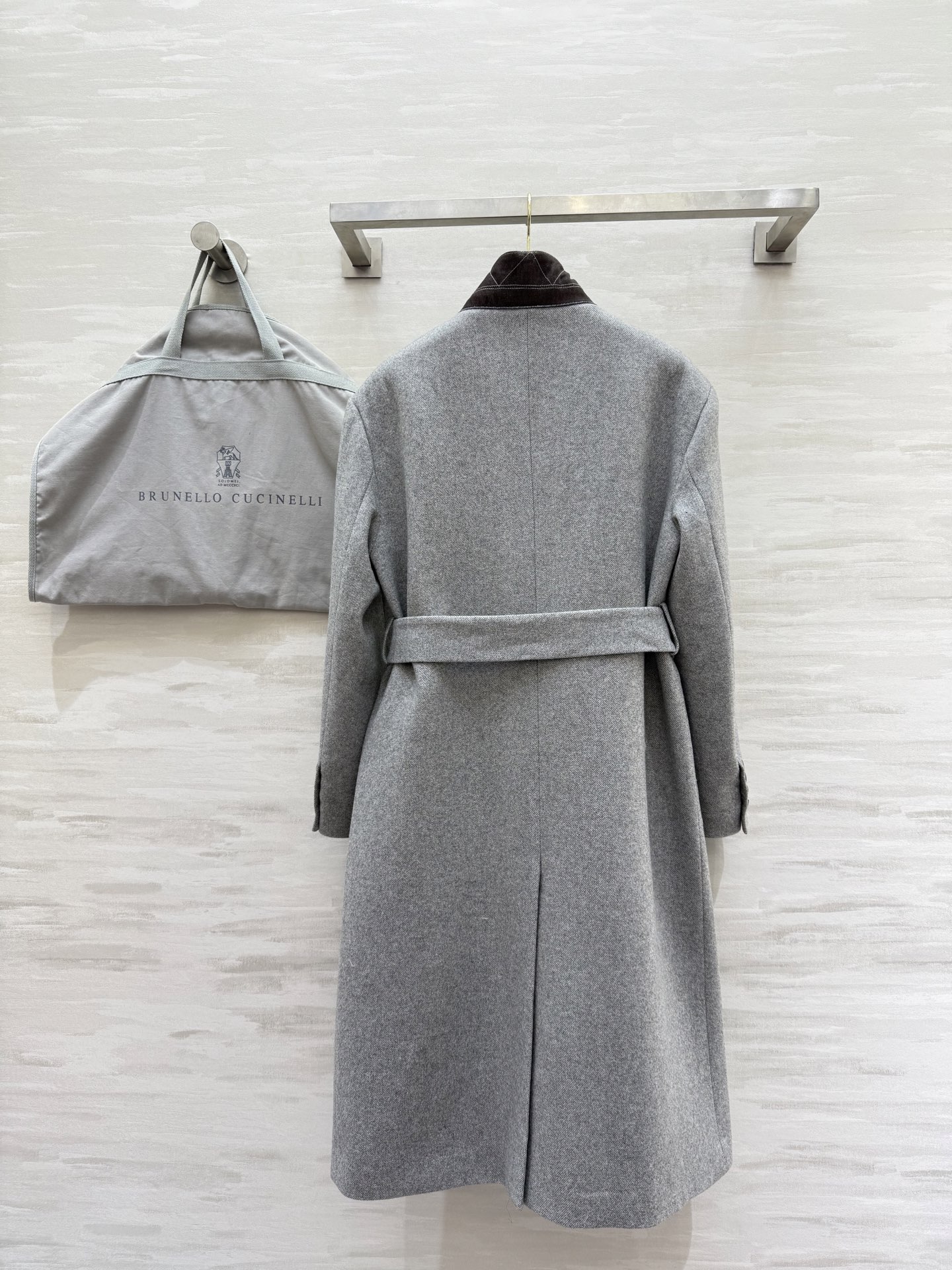#Brunello Cucinell♡²⁵秋冬新款 羊毛混纺大衣​​ 来自意大利奢侈品牌Brunello