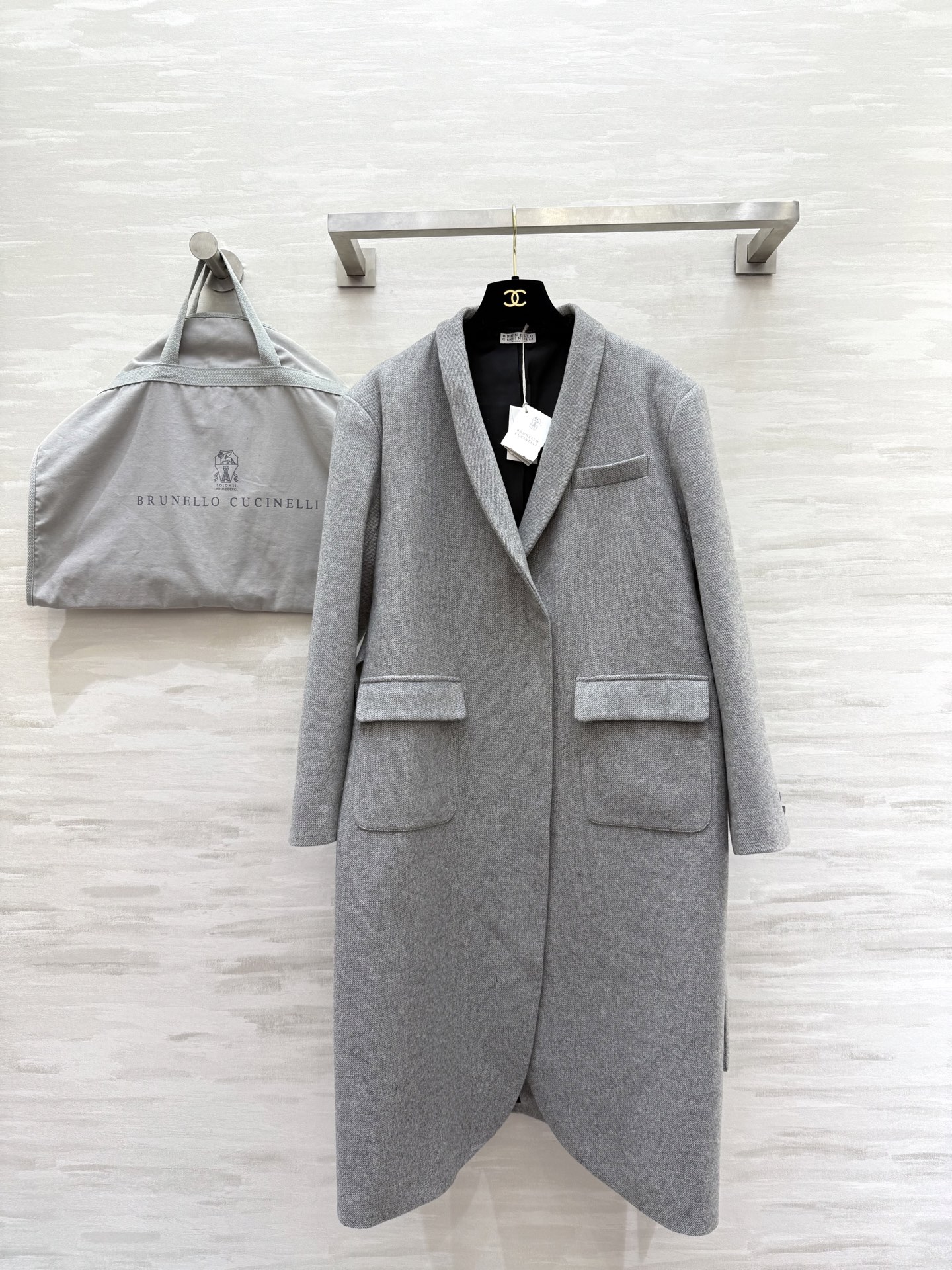 #Brunello Cucinell♡²⁵秋冬新款 羊毛混纺大衣​​ 来自意大利奢侈品牌Brunello