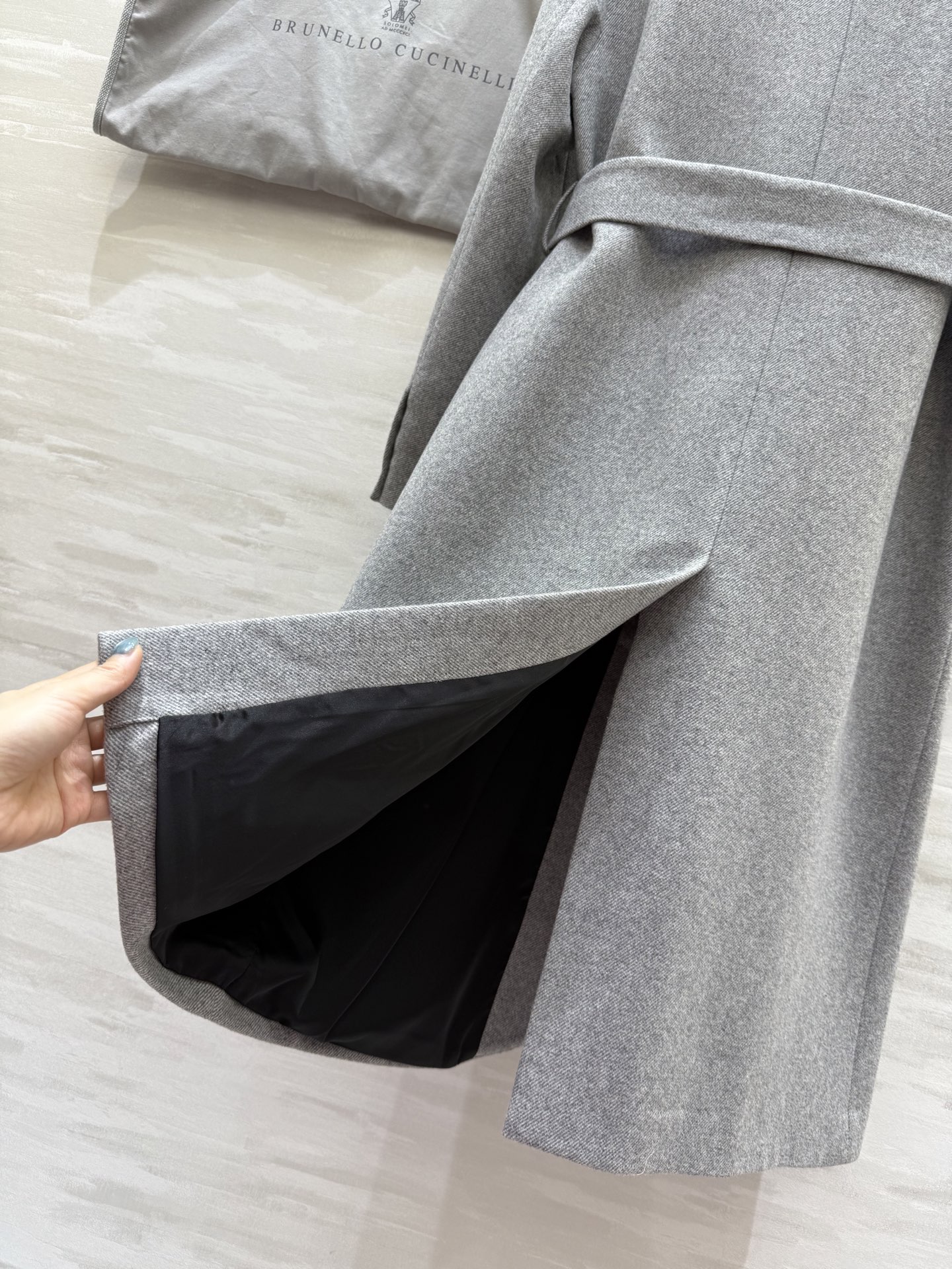 #Brunello Cucinell♡²⁵秋冬新款 羊毛混纺大衣​​ 来自意大利奢侈品牌Brunello