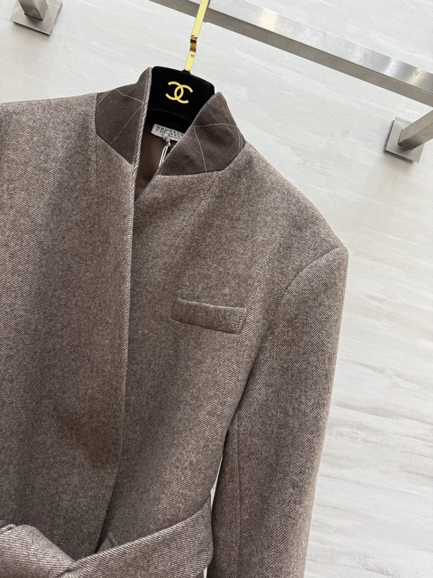 #Brunello Cucinell♡²⁵秋冬新款 羊毛混纺大衣​​ 来自意大利奢侈品牌Brunello