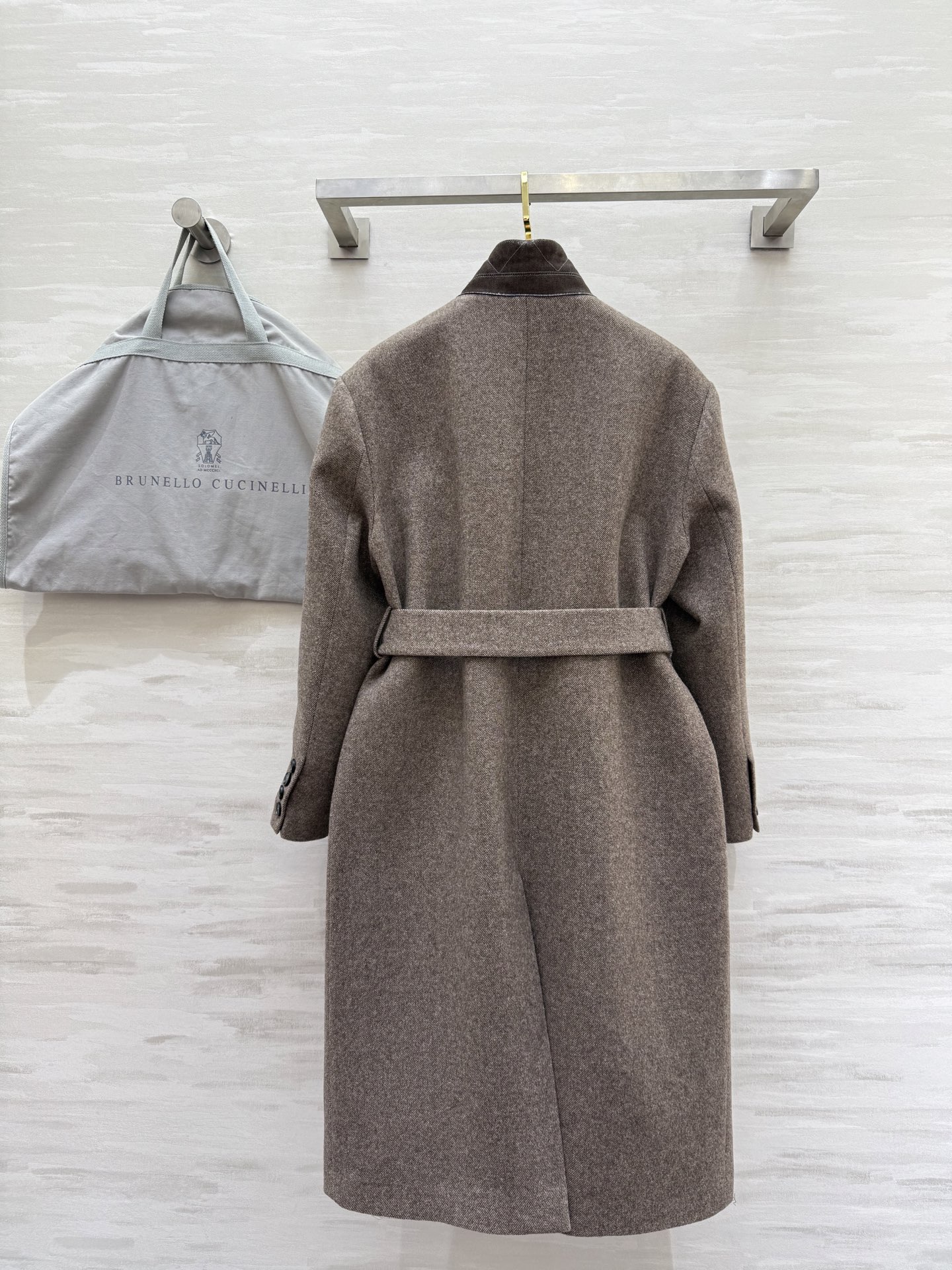 #Brunello Cucinell♡²⁵秋冬新款 羊毛混纺大衣​​ 来自意大利奢侈品牌Brunello