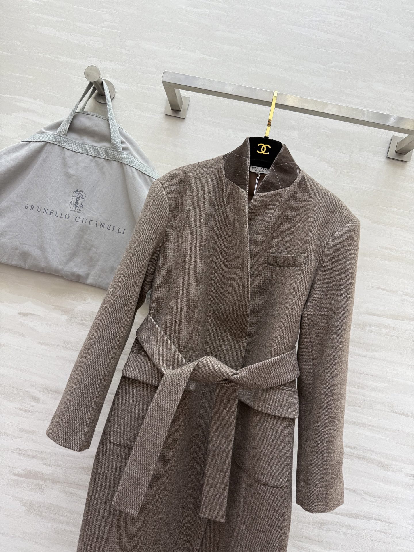 #Brunello Cucinell♡²⁵秋冬新款 羊毛混纺大衣​​ 来自意大利奢侈品牌Brunello