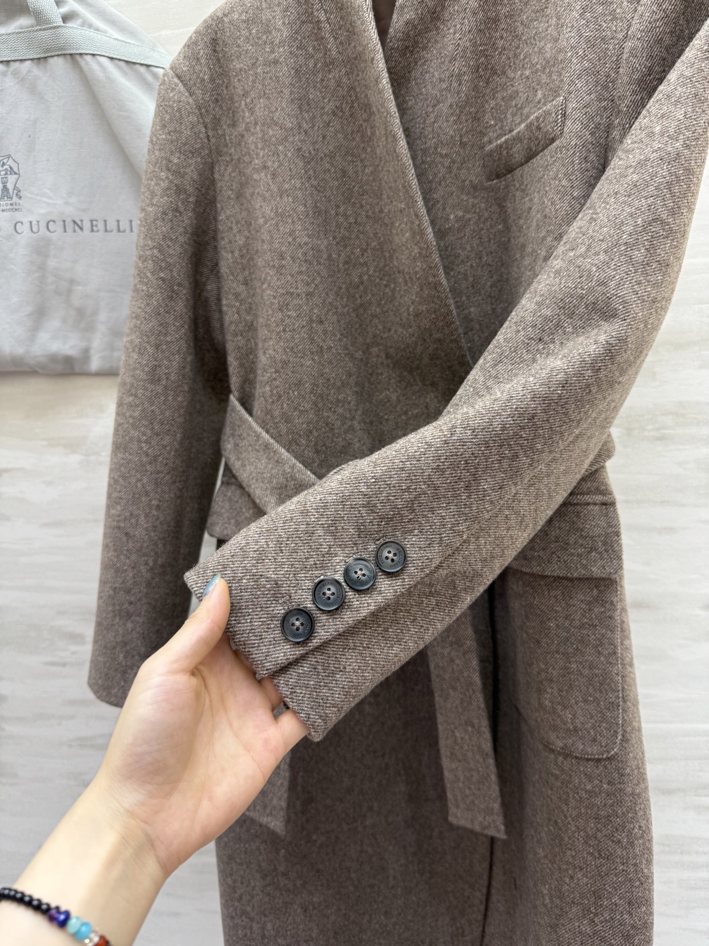 #Brunello Cucinell♡²⁵秋冬新款 羊毛混纺大衣​​ 来自意大利奢侈品牌Brunello