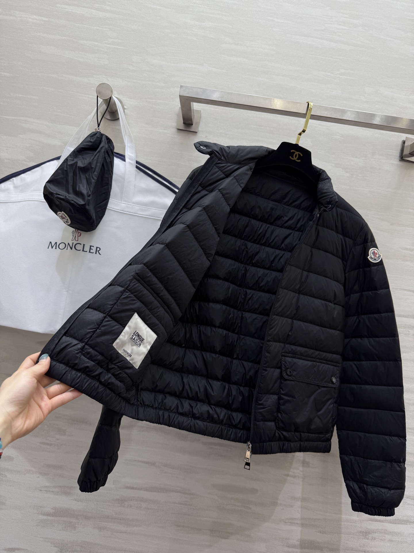 #Moncle♡²⁵秋冬经典薄款羽绒 内里填充90白鹅绒 高品质 现货首发size：1/2/3（2肩宽：