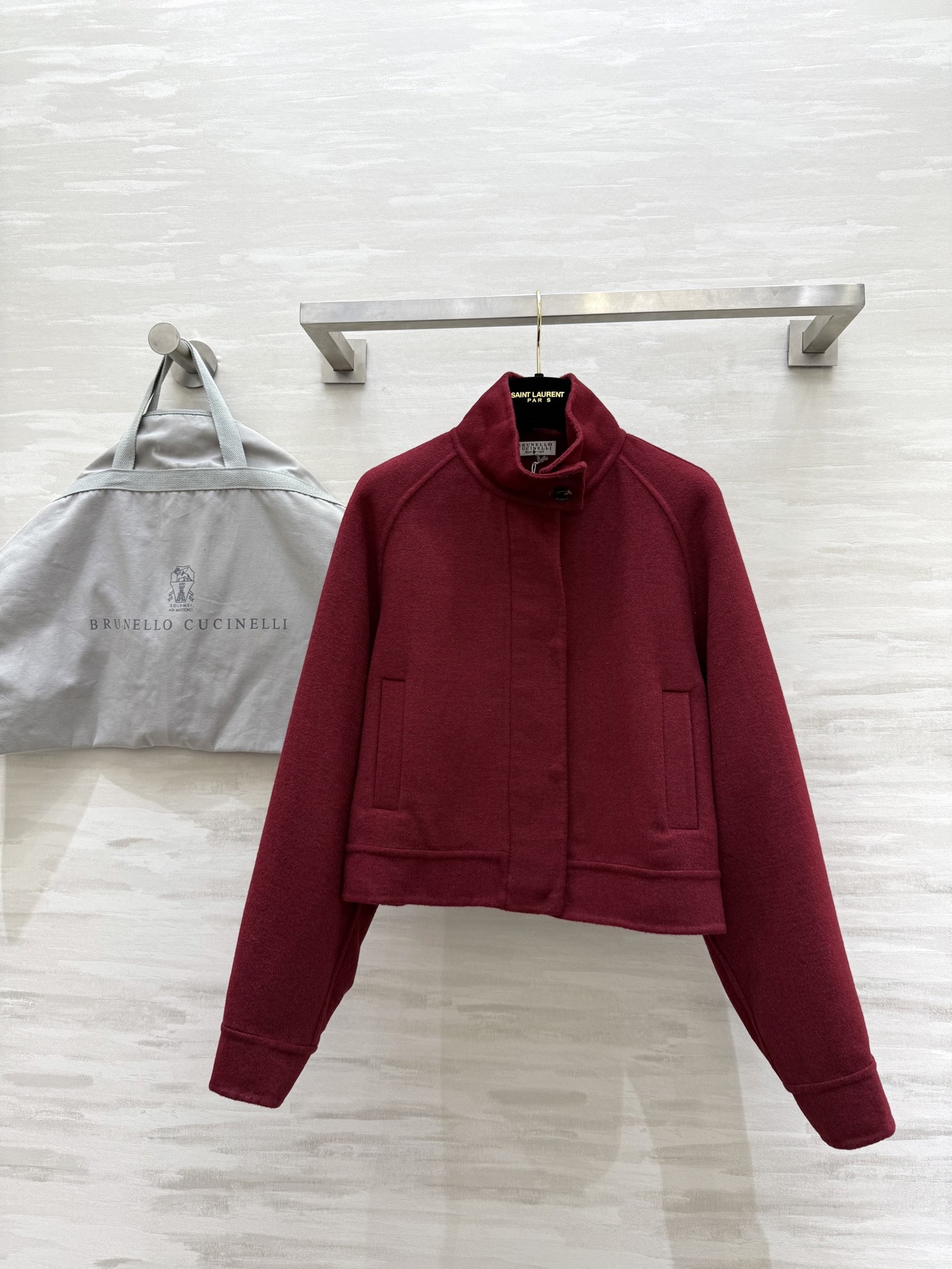 NO:578814,#Brunello Cucunell new autumn and winter double-sided nylon wool jacket, high quality customization, ready for sale, first available sizeS/M/L (S size bust 116, length 49),, brunello cucinelli, jackets & coats, alexander wang19860909#Brunello Cucunell秋冬新款 双面尼羊毛外套 高品质定制 现货首发sizeS/M/L（s码胸围116,衣长49）,,brunello cucinelli,jackets & coats,alexander wang,Women's clothing